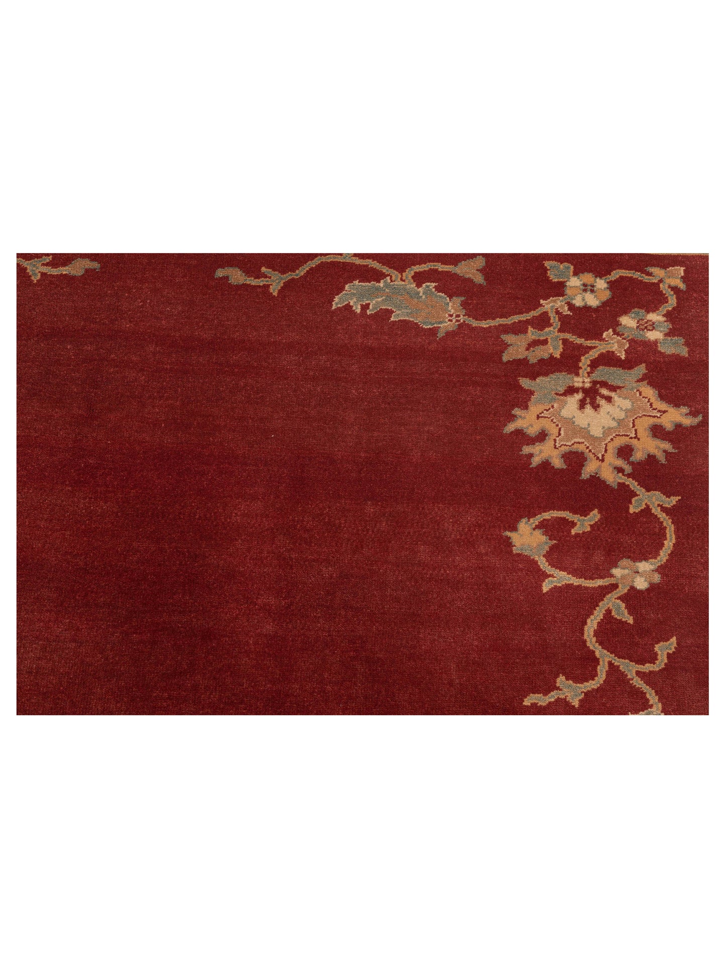 Antique Loom 117141 Rust Rust 5.9x7.10 Hand Knotted Rug