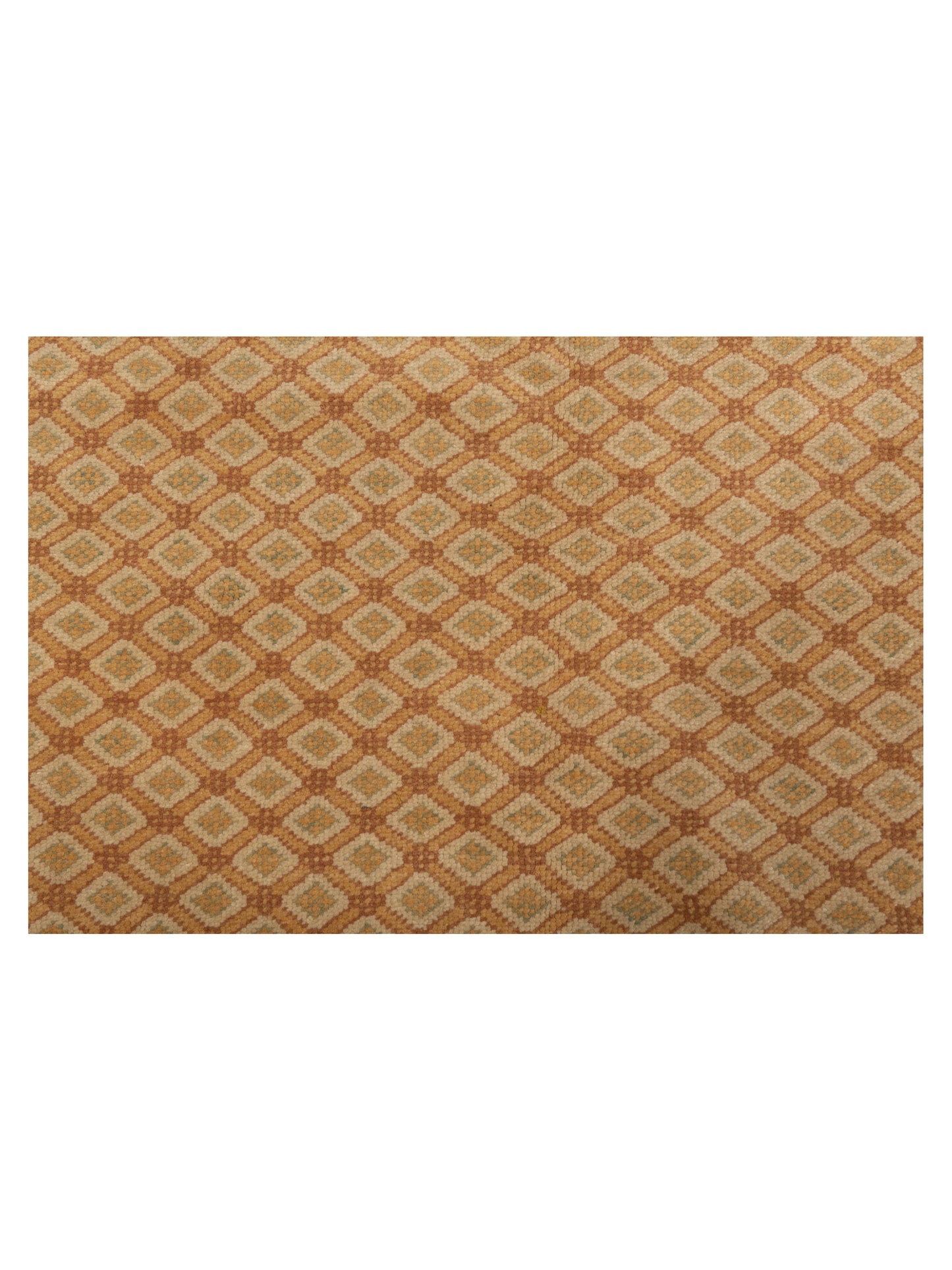 Antique Loom 117147 Beige Blue 6.9x8.4 Hand Knotted Rug