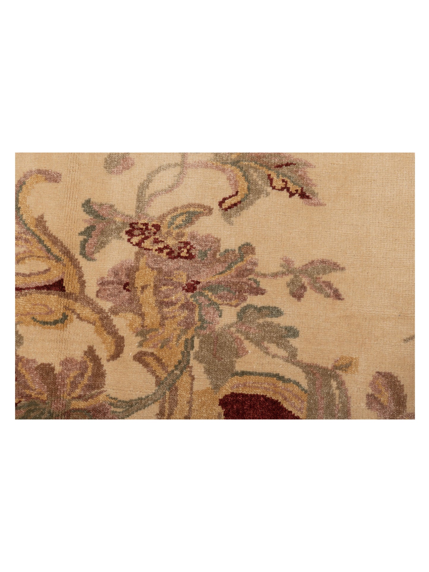 Antique Loom 117151 Red Ivory 6.10x9.2 Hand Knotted Rug