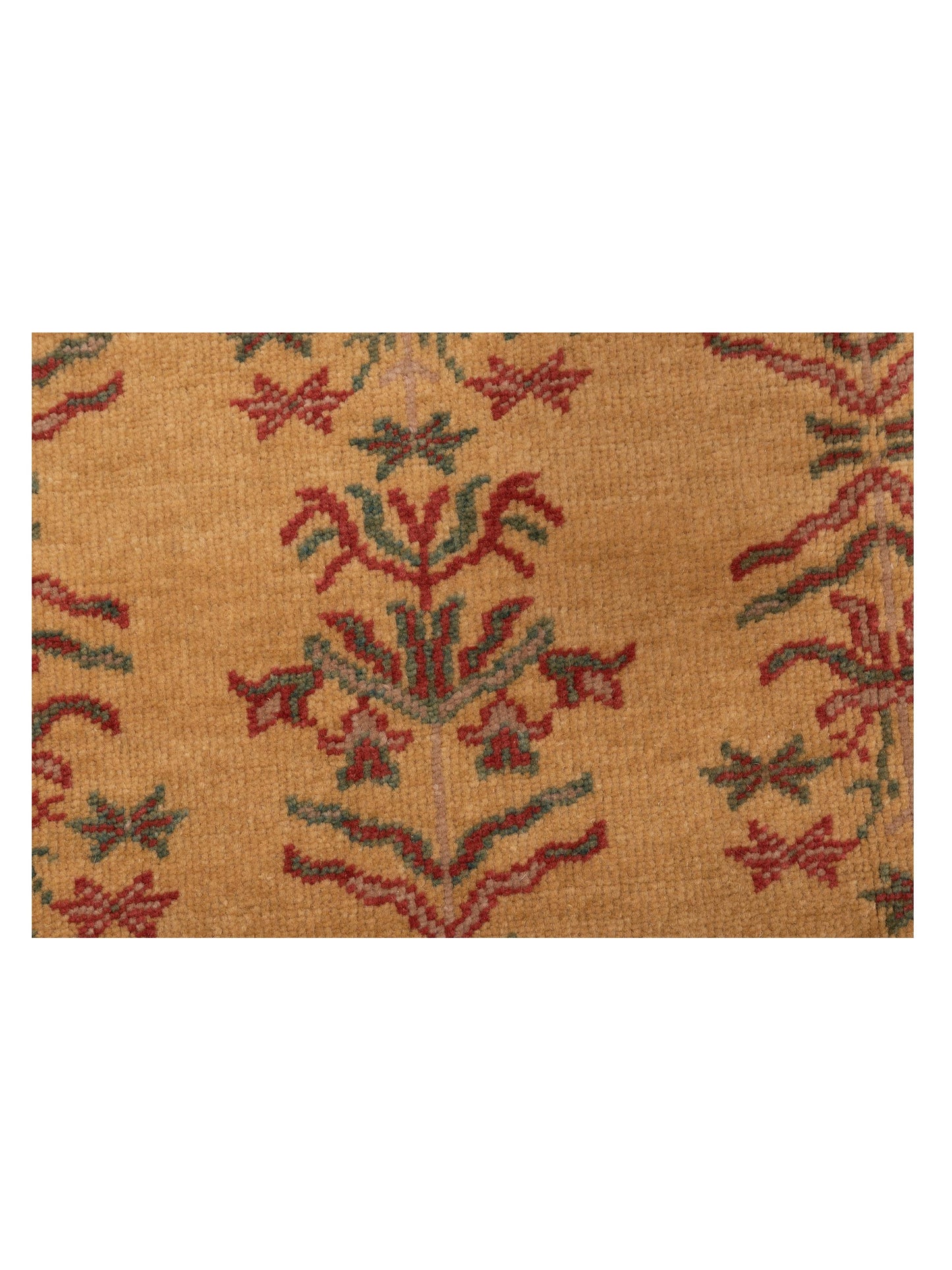 Antique Loom 117160 Gold Gold 6.10x9.3 Hand Knotted Rug