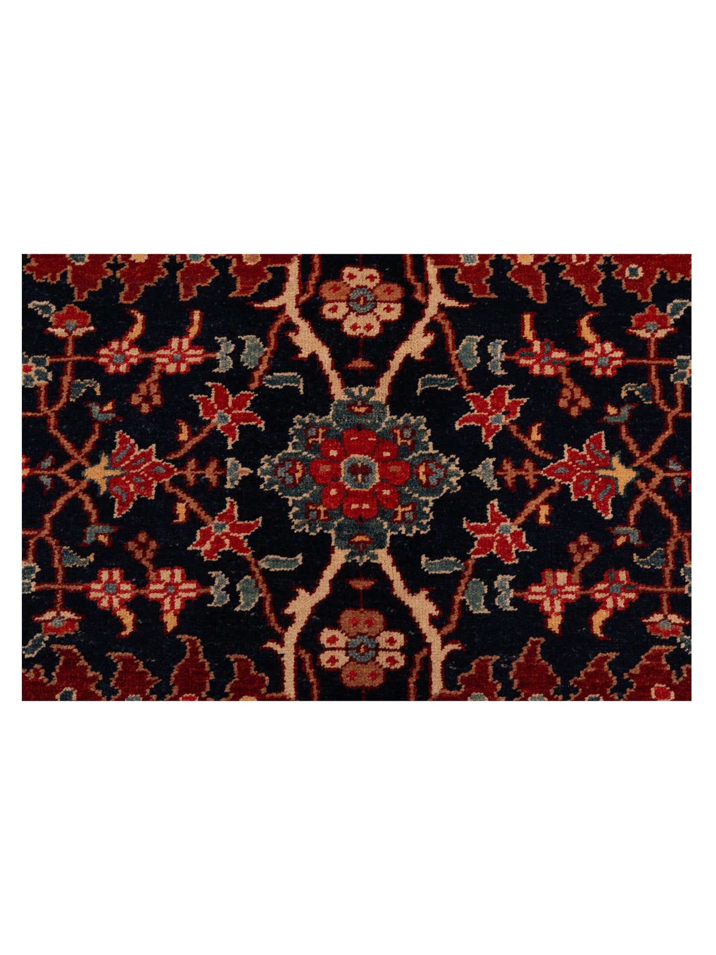 Antique Loom 117162 Navy Red 6.8x10 Hand Knotted Rug