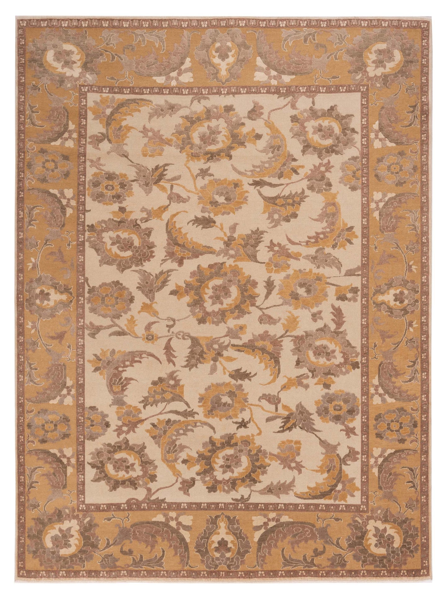Pasha Antique Loom Ivory Gold Transitional