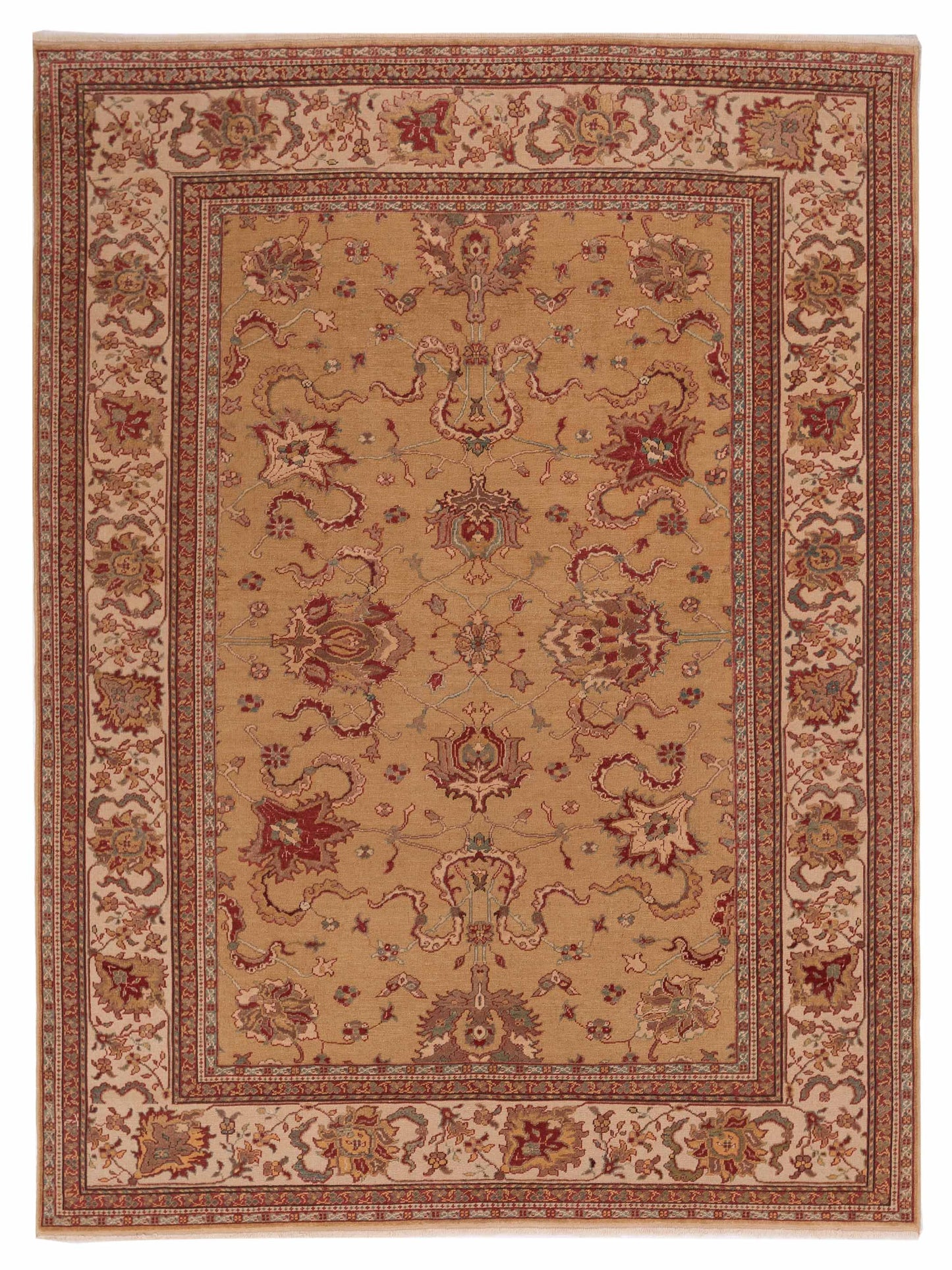 Pasha Antique Loom Gold Ivory Transitional