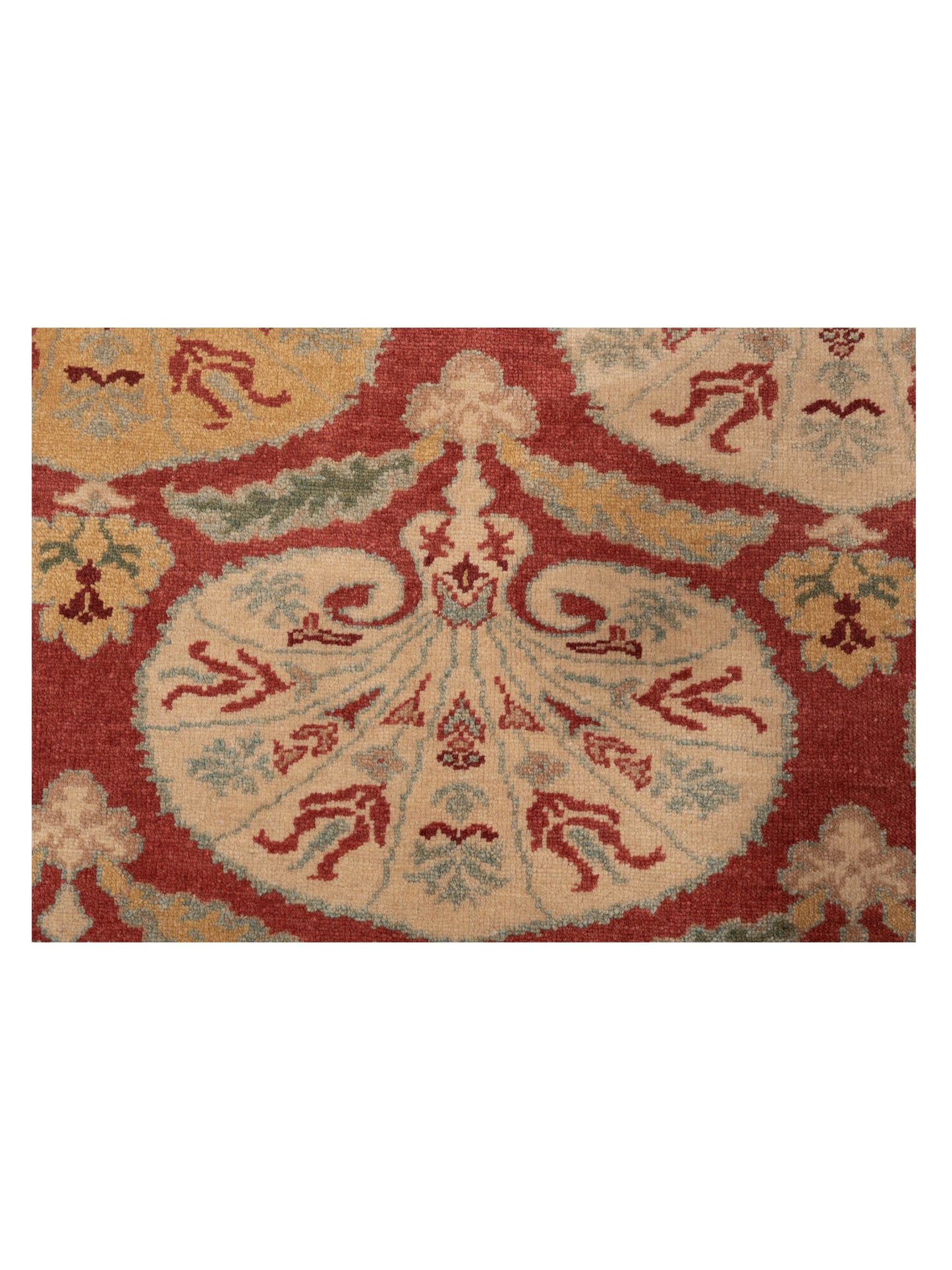 Antique Loom 117189 Rust Gold 6.9x9.3 Hand Knotted Rug