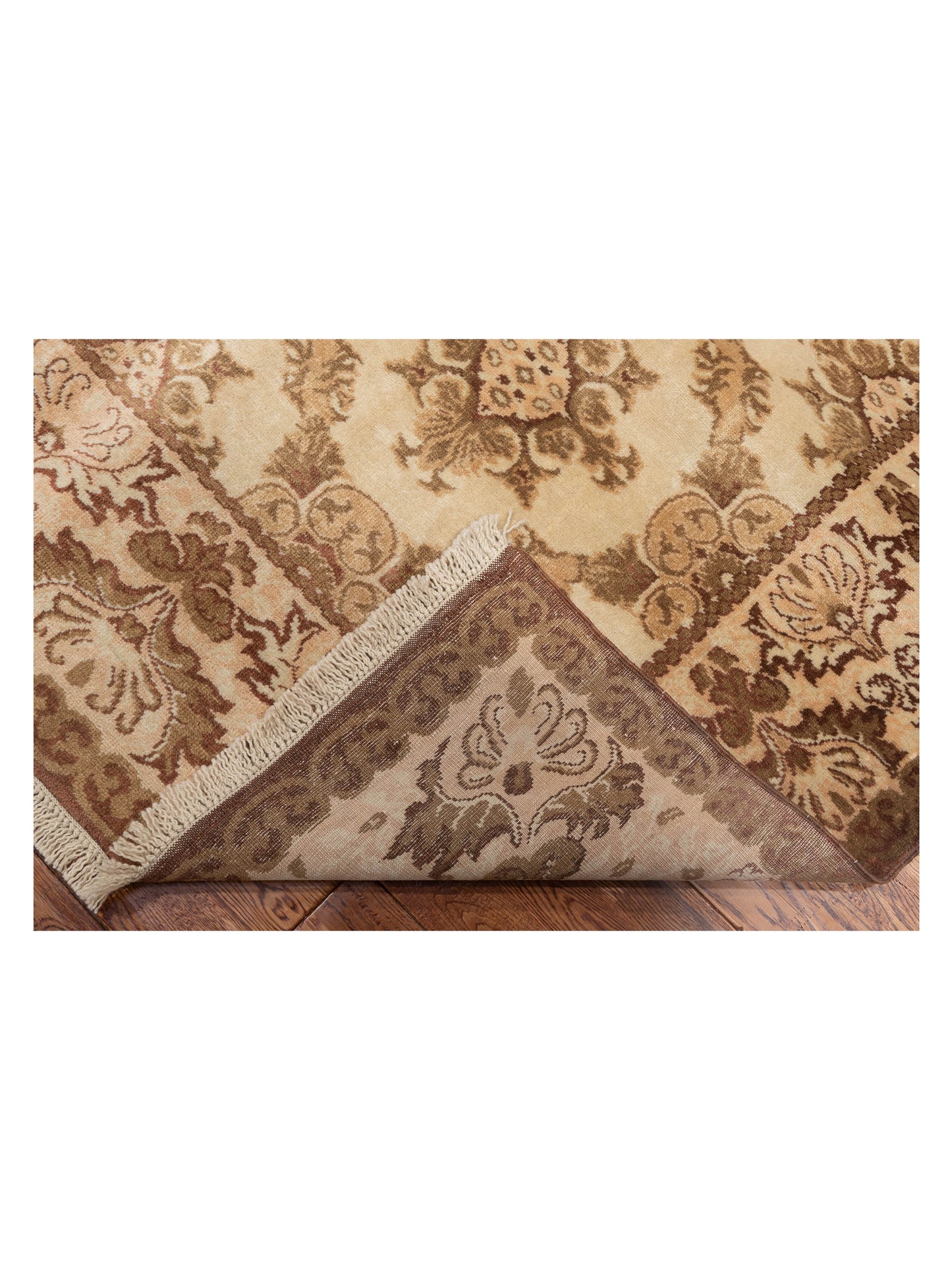 Antique Loom 117193 Ivory Beige 5.9x7.8 Hand Knotted Rug