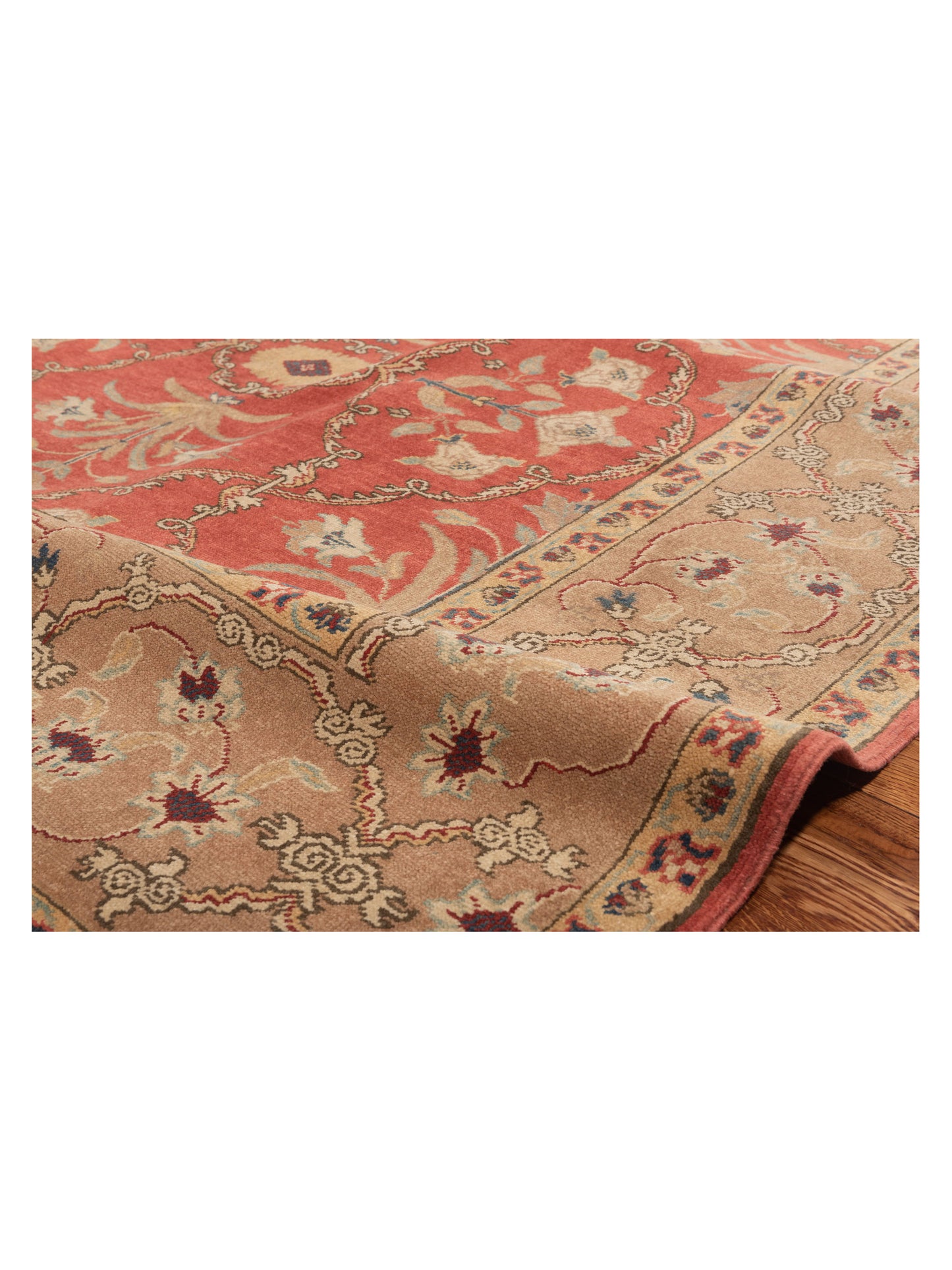 Antique Loom 117194 Rust Brown 6.7x8.4 Hand Knotted Rug