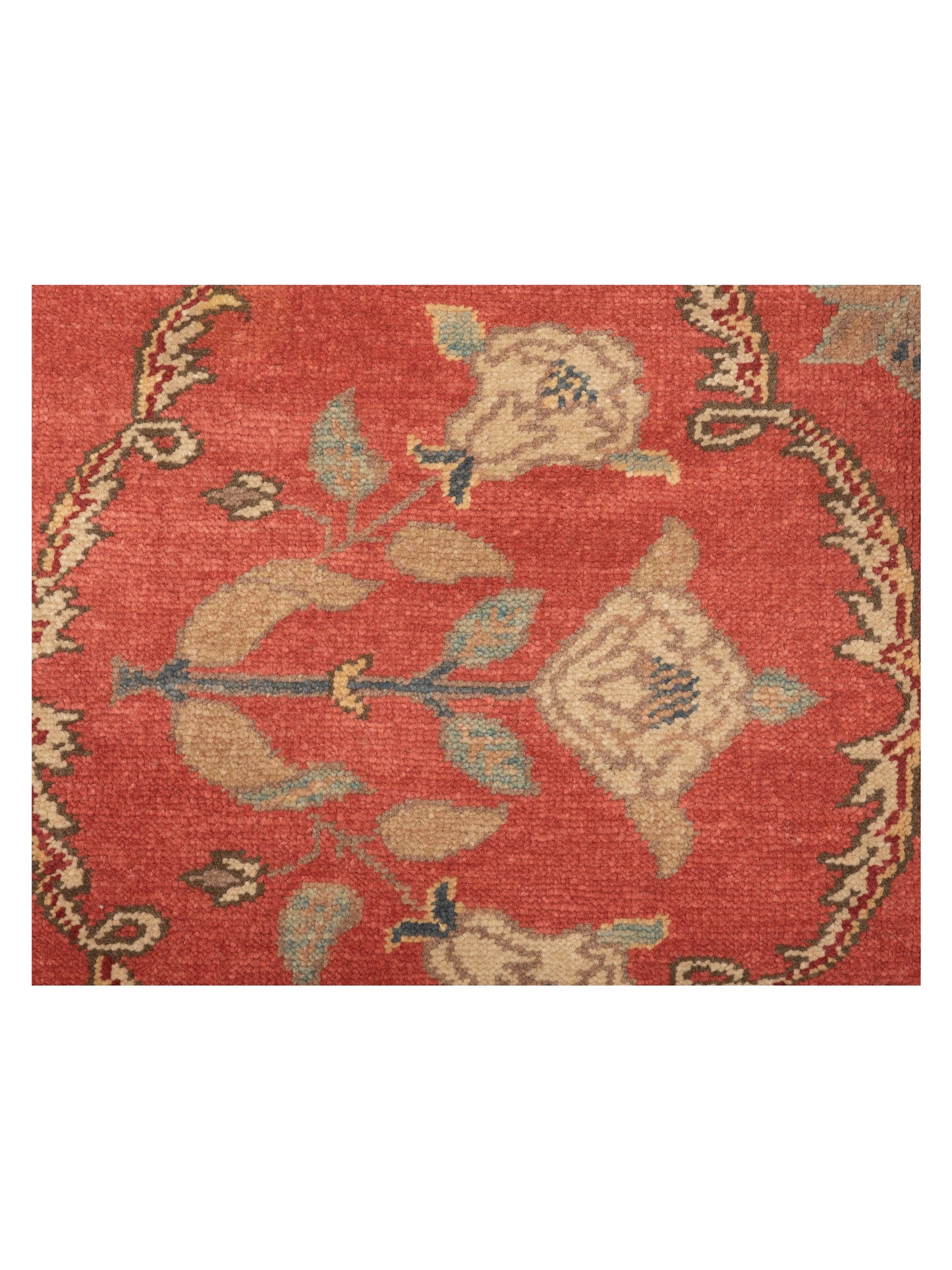Antique Loom 117194 Rust Brown 6.7x8.4 Hand Knotted Rug