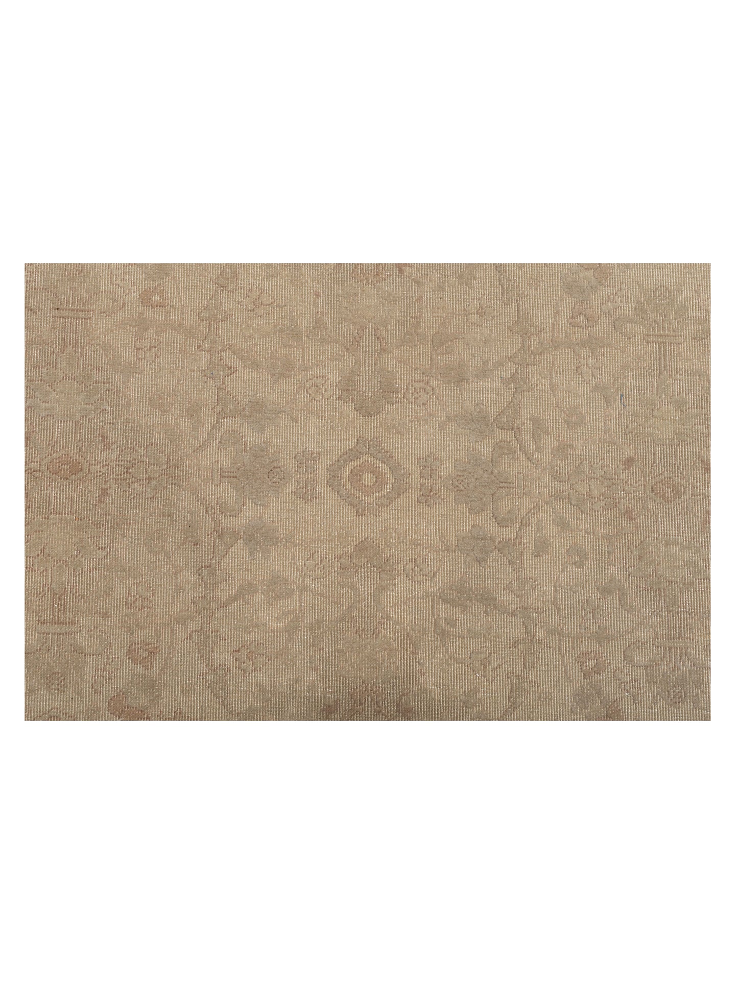 Vintage 117262 Cream Cream 9x11.10 Hand Knotted Rug