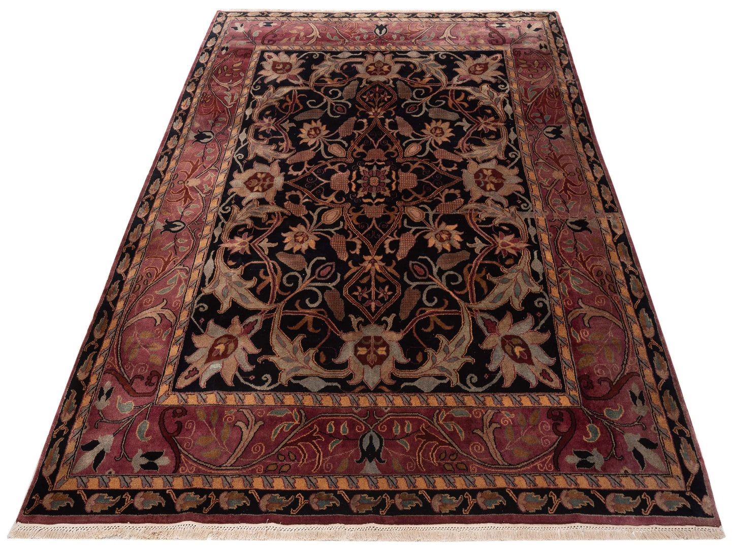 Royal 117268 Black Plum 8x10.1 Hand Knotted Rug