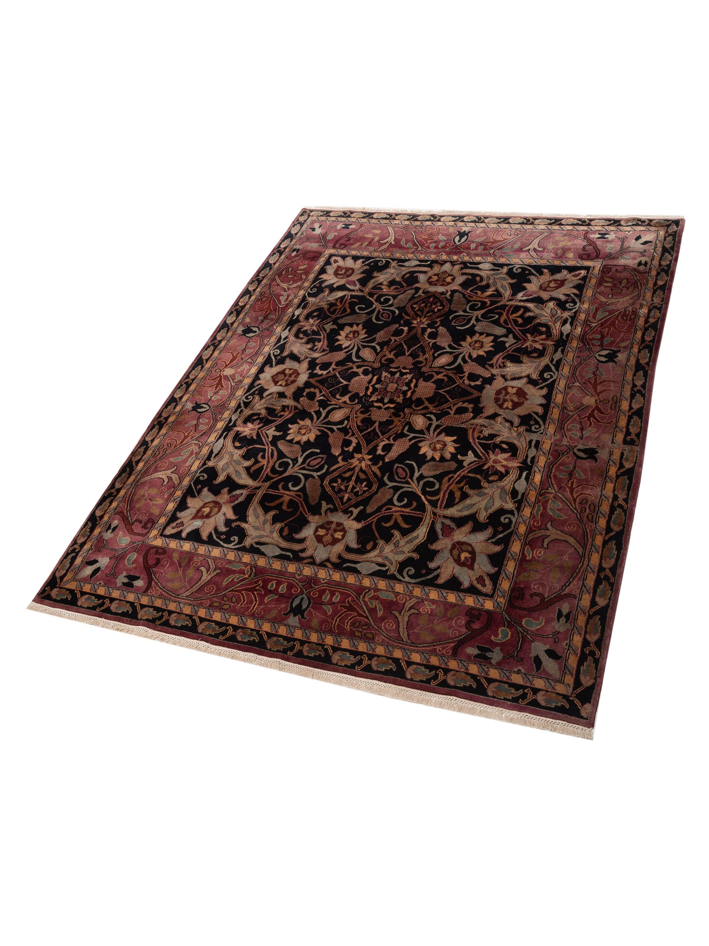 Royal 117268 Black Plum 8x10.1 Hand Knotted Rug