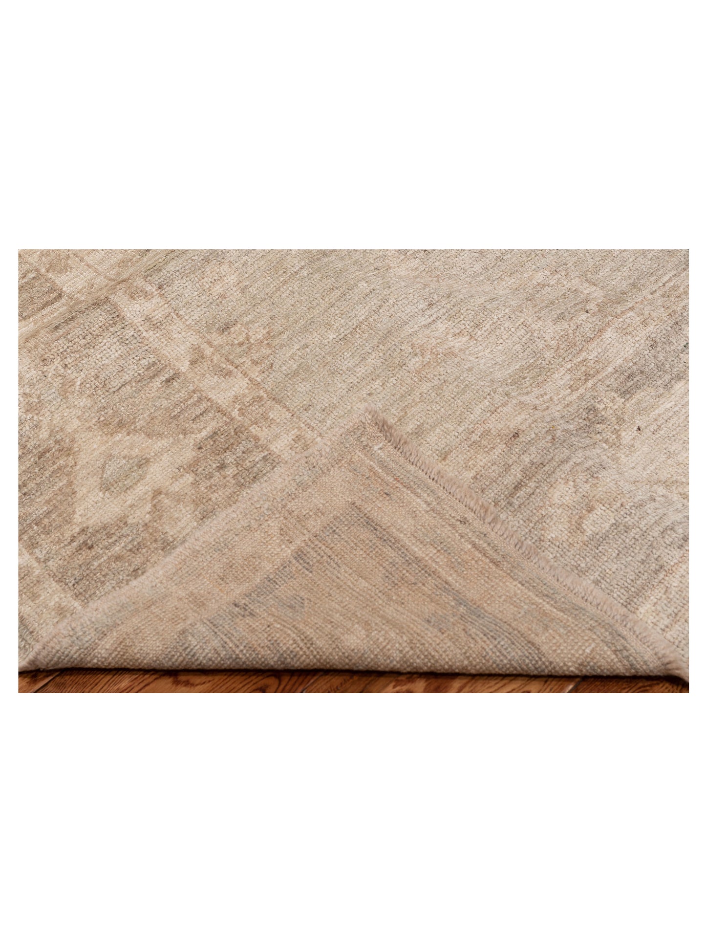 Angora Oushak 117301 Gray Gray 7.11x9.1 Hand Knotted Rug