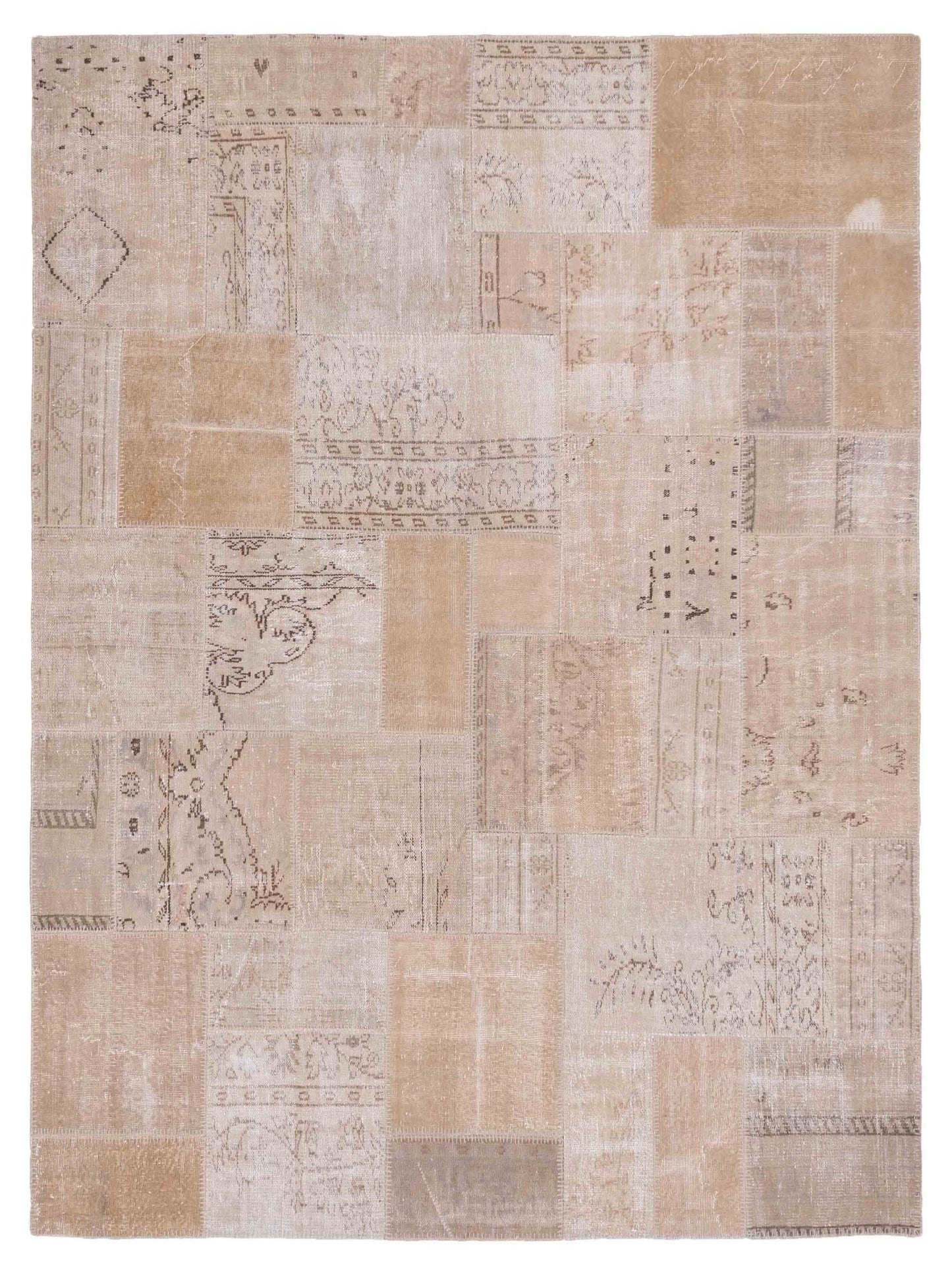 Pasha Turkish Vestige Patchwork Natural Contemporary