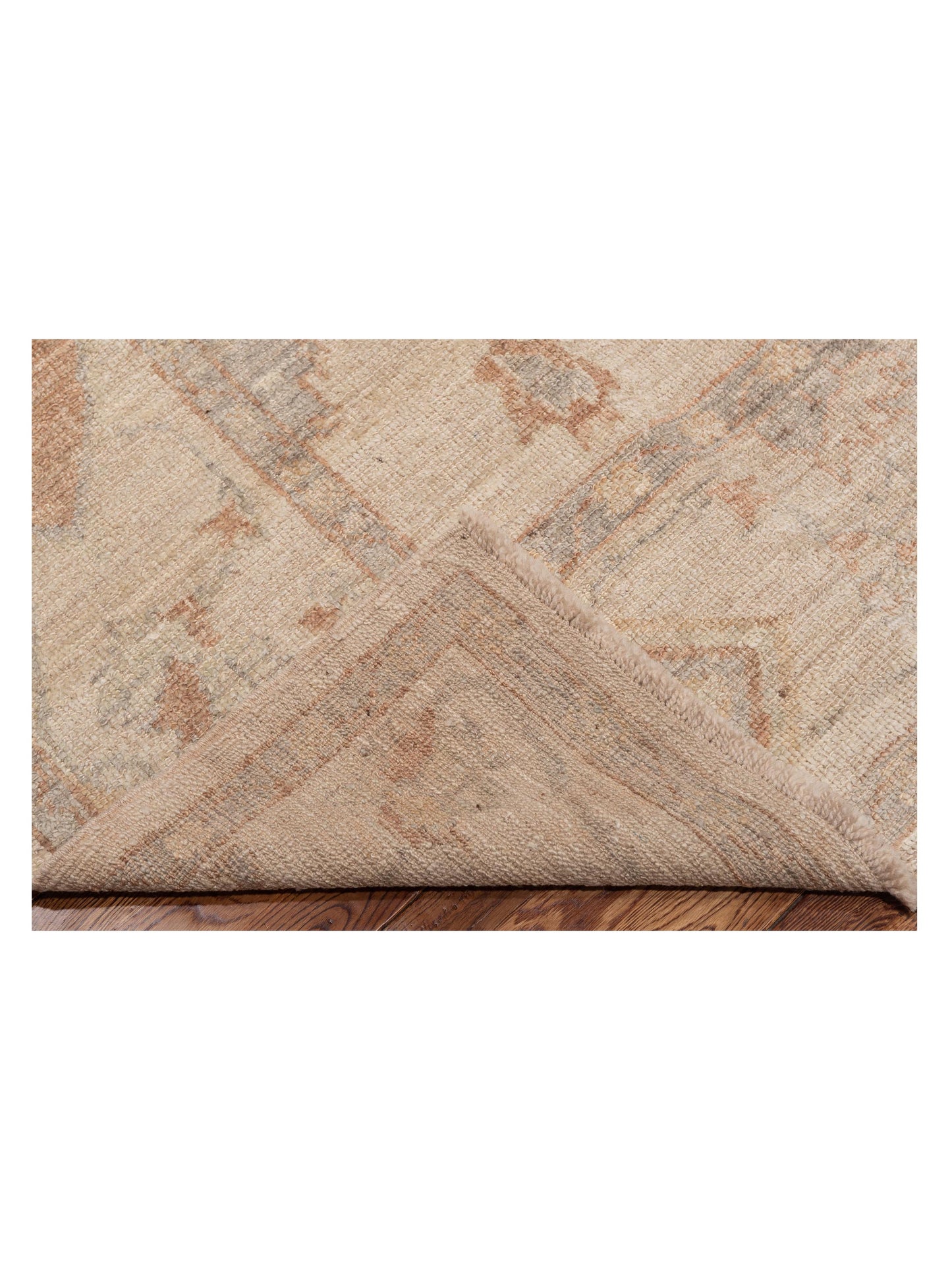 Angora Oushak 117554 Beige Ivory 8.6x10.4 Hand Knotted Rug