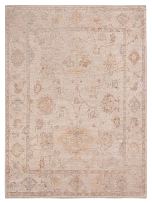 Anadol Angora Oushak  Beige Ivory Traditional