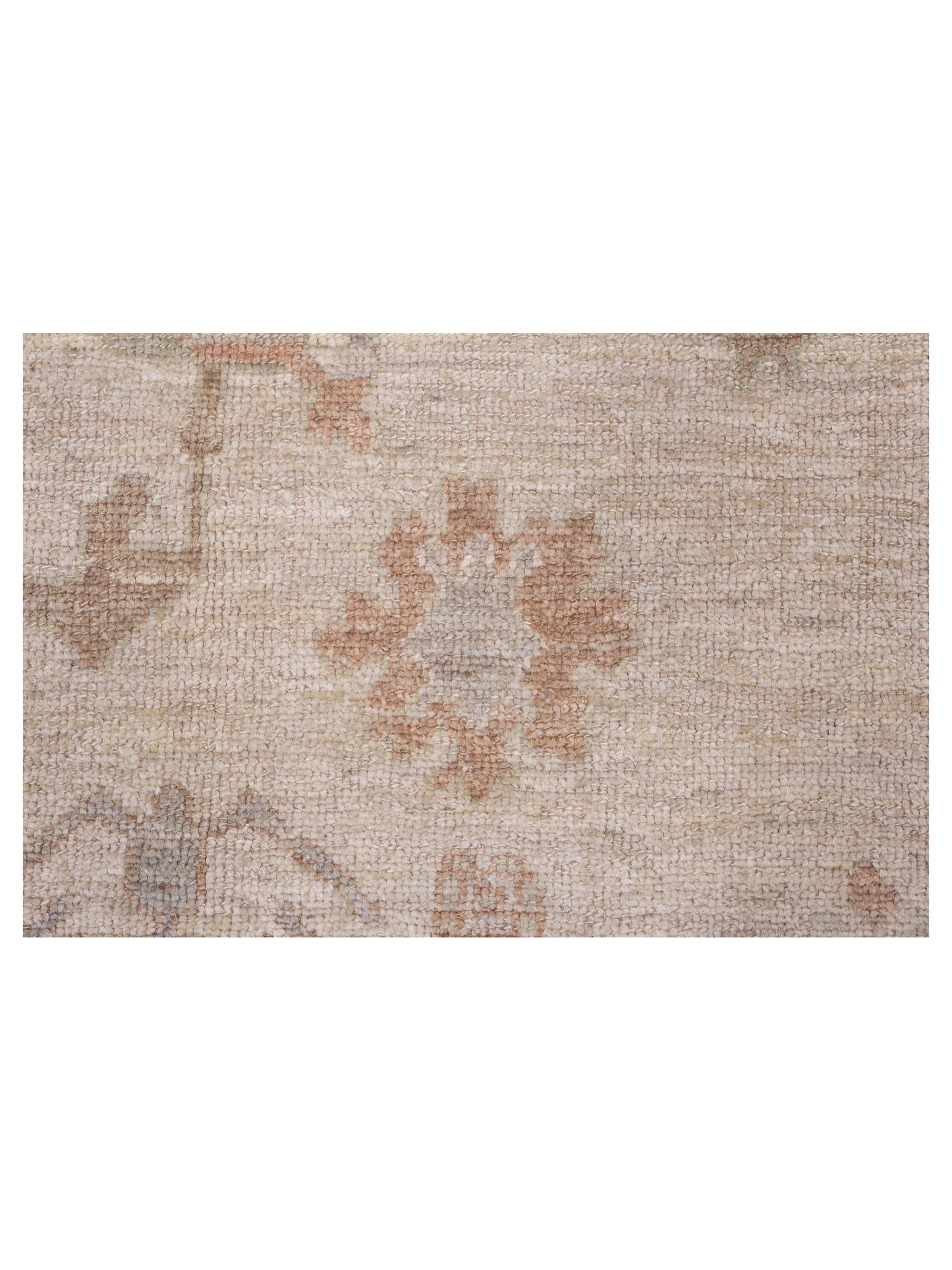 Angora Oushak 117640 Beige Gray 6.9x8.3 Hand Knotted Rug