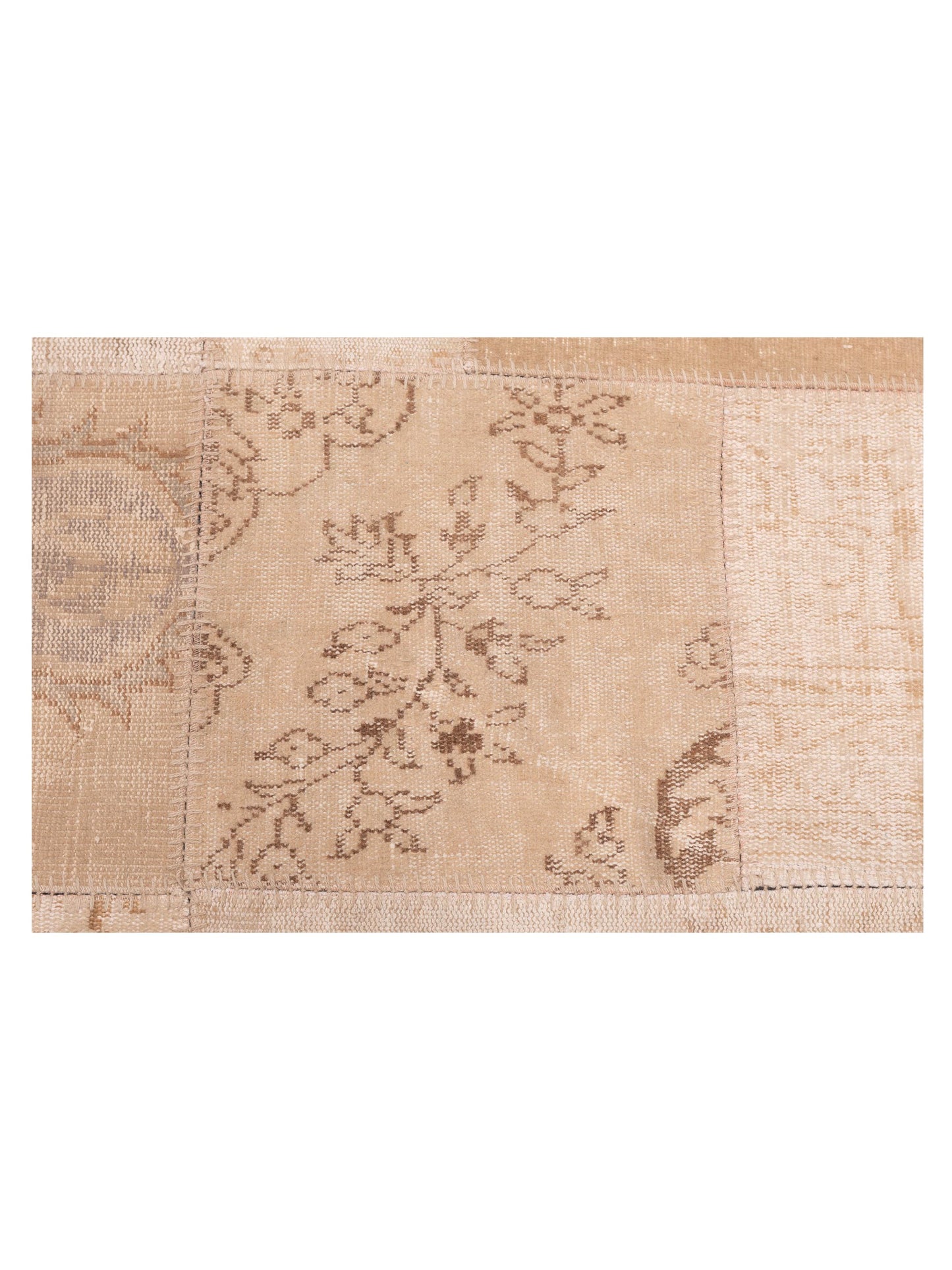 Turkish Vestige Patchwork 117771 Natural 9x11.11 Hand Knotted Rug