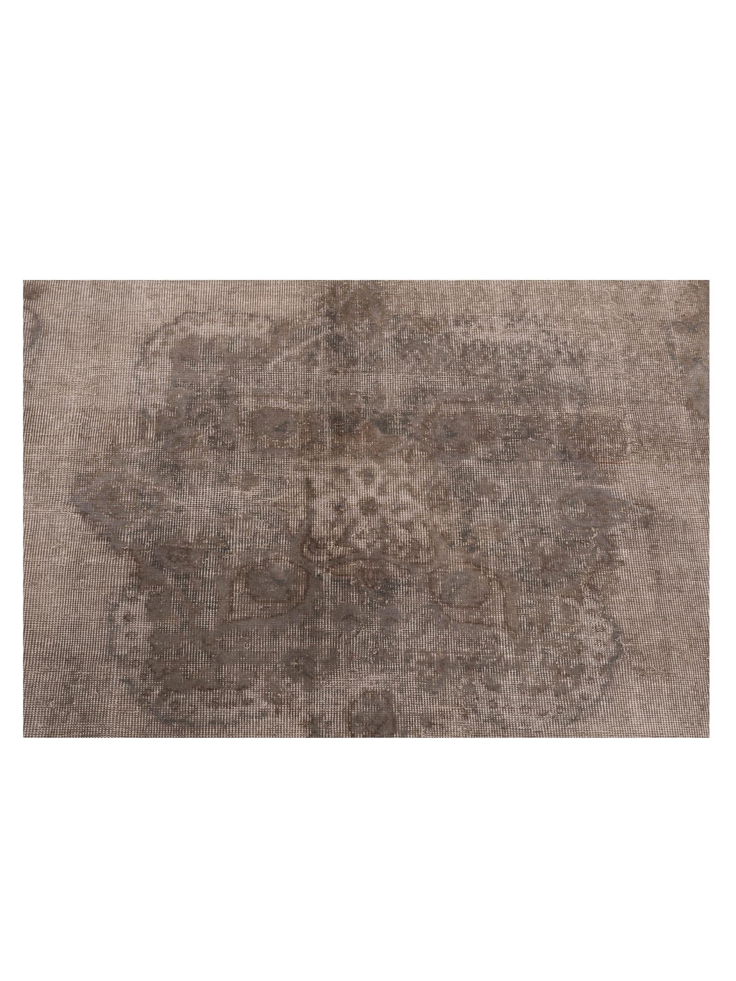 Vintage 117878 Gray 6.11x10.4 Hand Knotted Rug