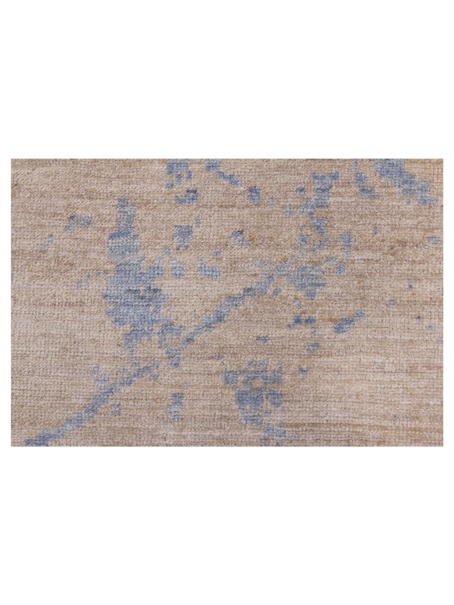 Angora Oushak 118295 Beige Blue 6x8.5 Hand Knotted Rug