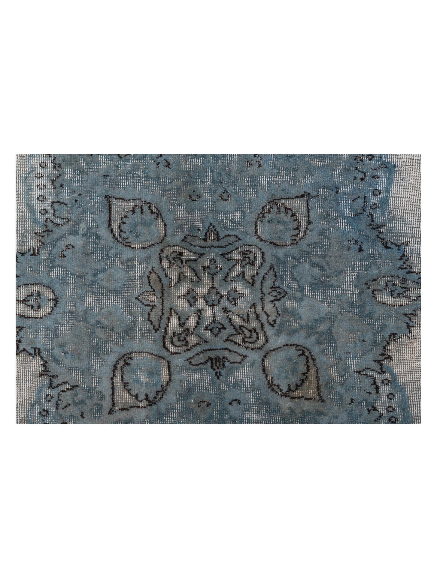 Vintage 118438 Blue 7.6x10.11 Hand Knotted Rug