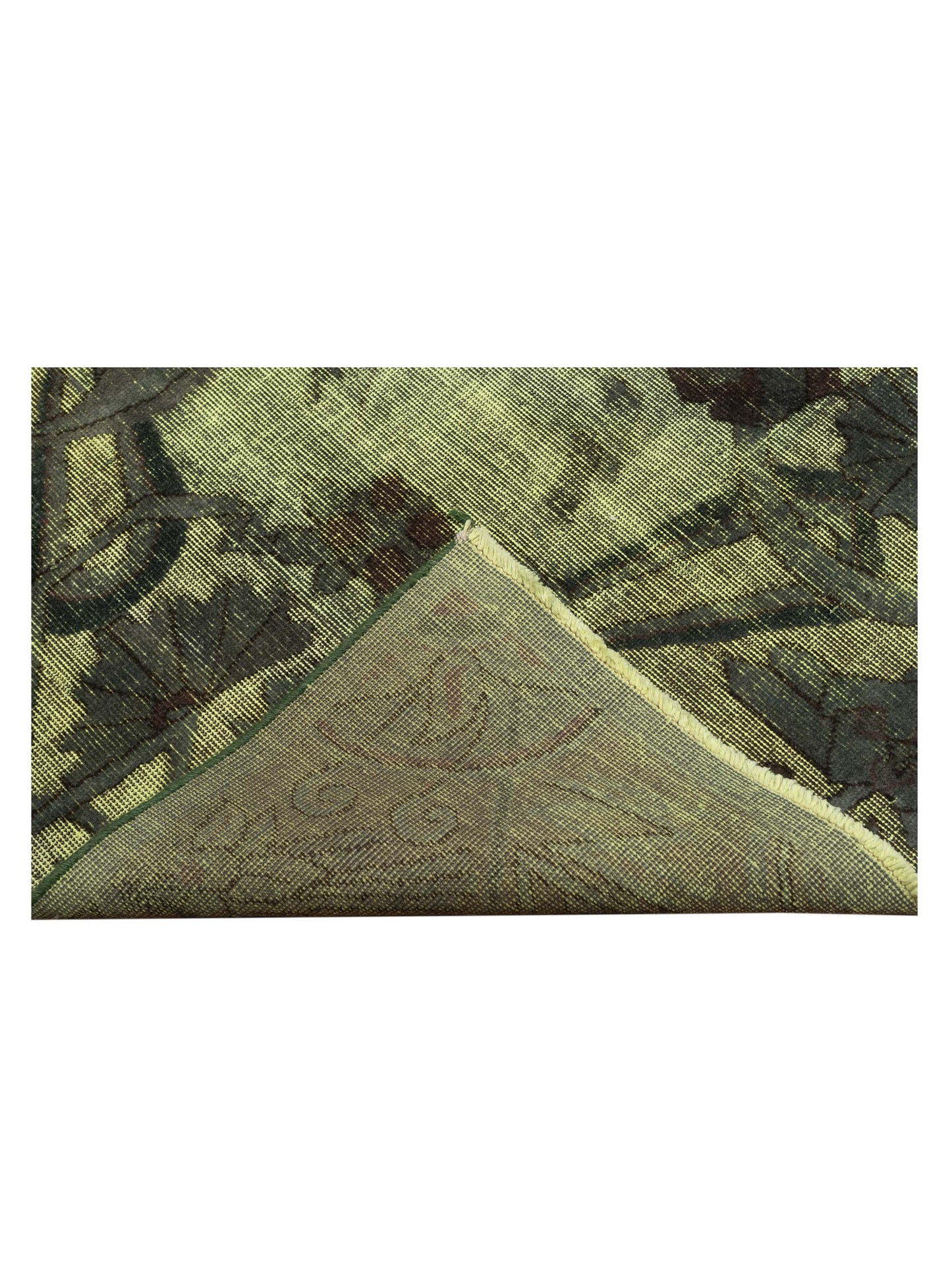 Vintage 118463 Green 8.2x11.4 Hand Knotted Rug