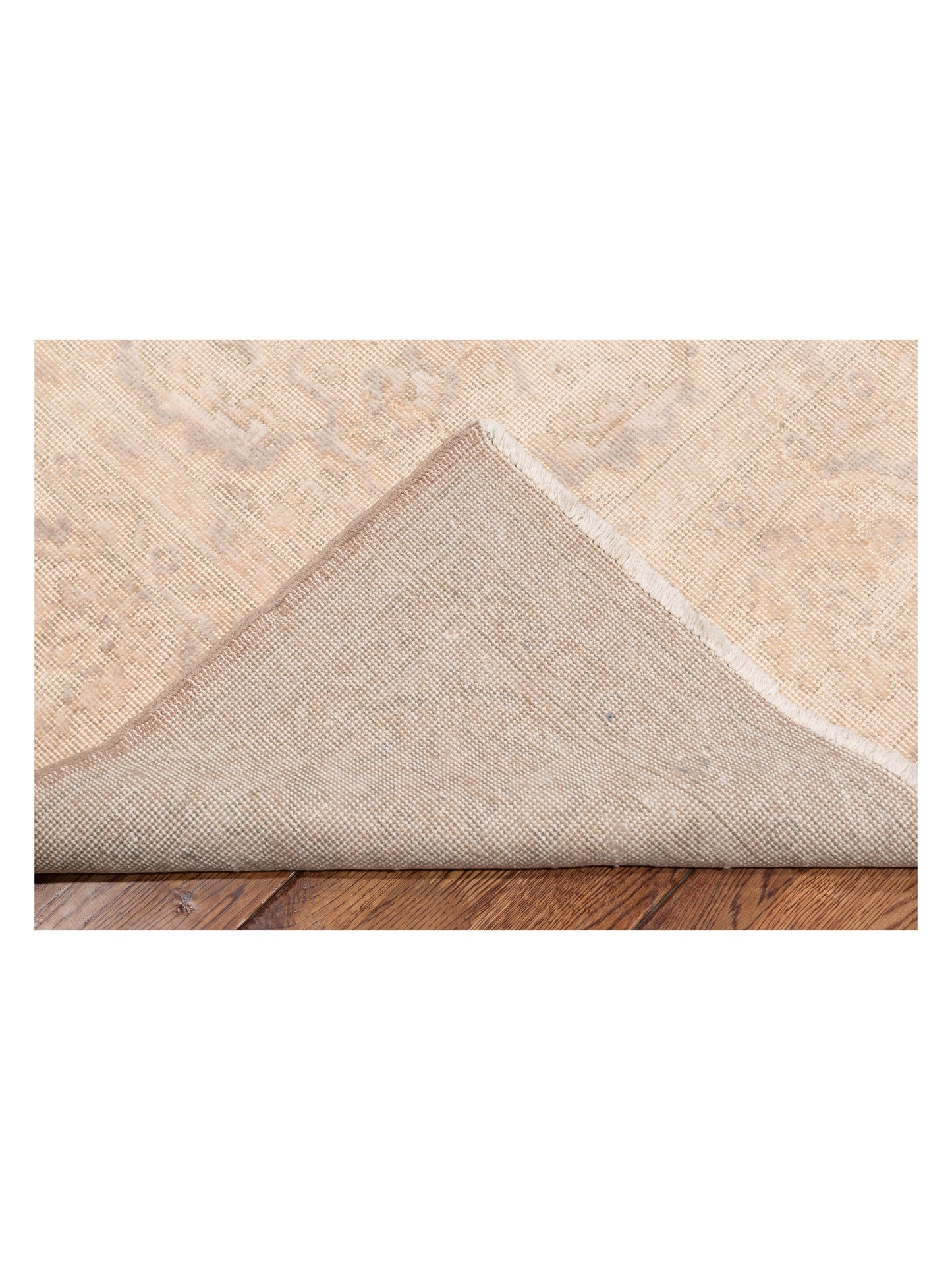 Vintage 118473 Ivory 7.4x10.10 Hand Knotted Rug