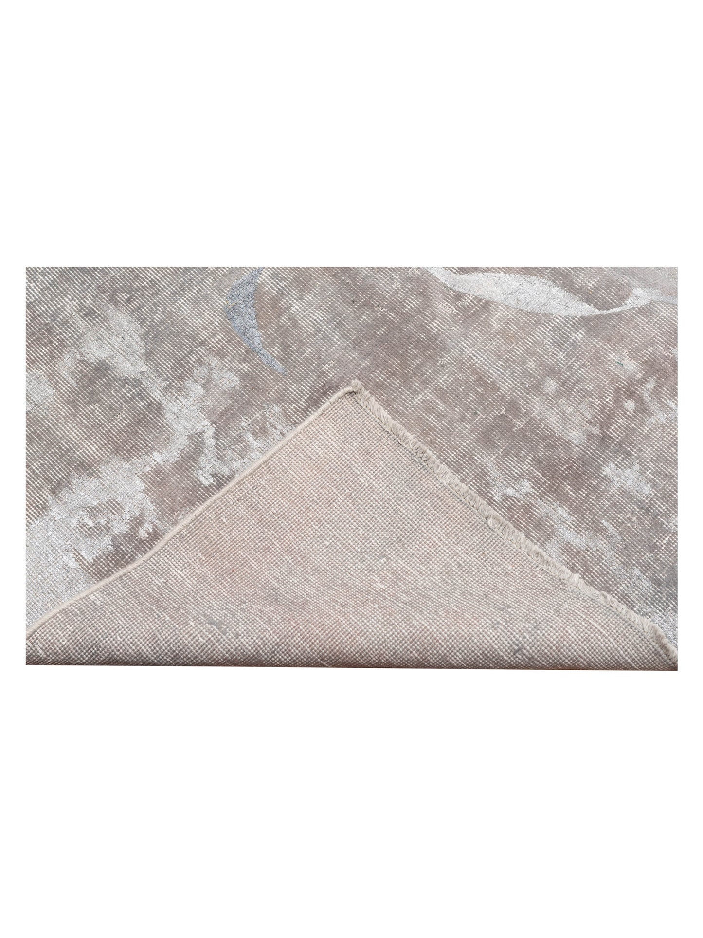 Vintage 118488 Dark Gray 8.10x15.7 Hand Knotted Rug