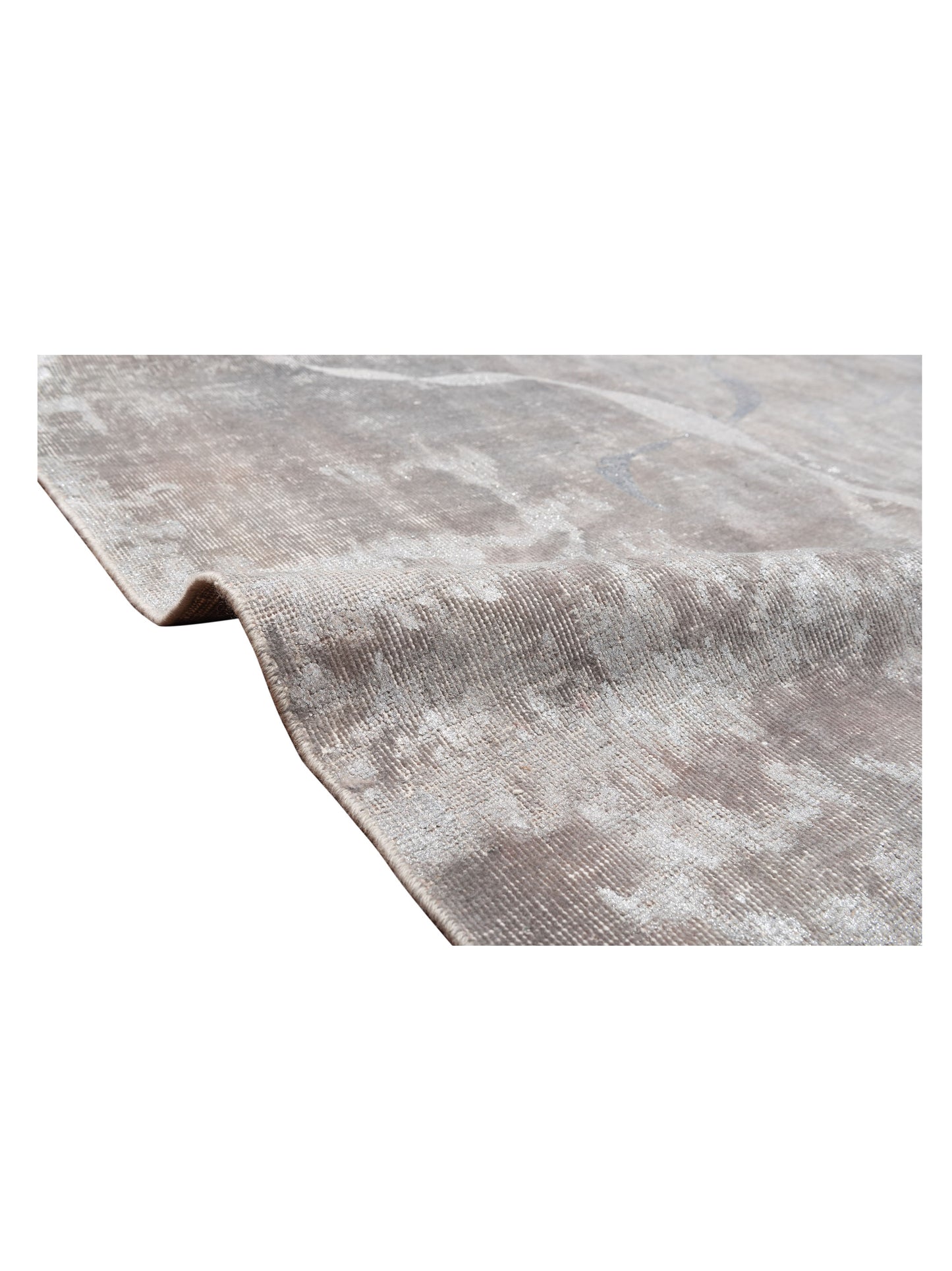 Vintage 118488 Dark Gray 8.10x15.7 Hand Knotted Rug