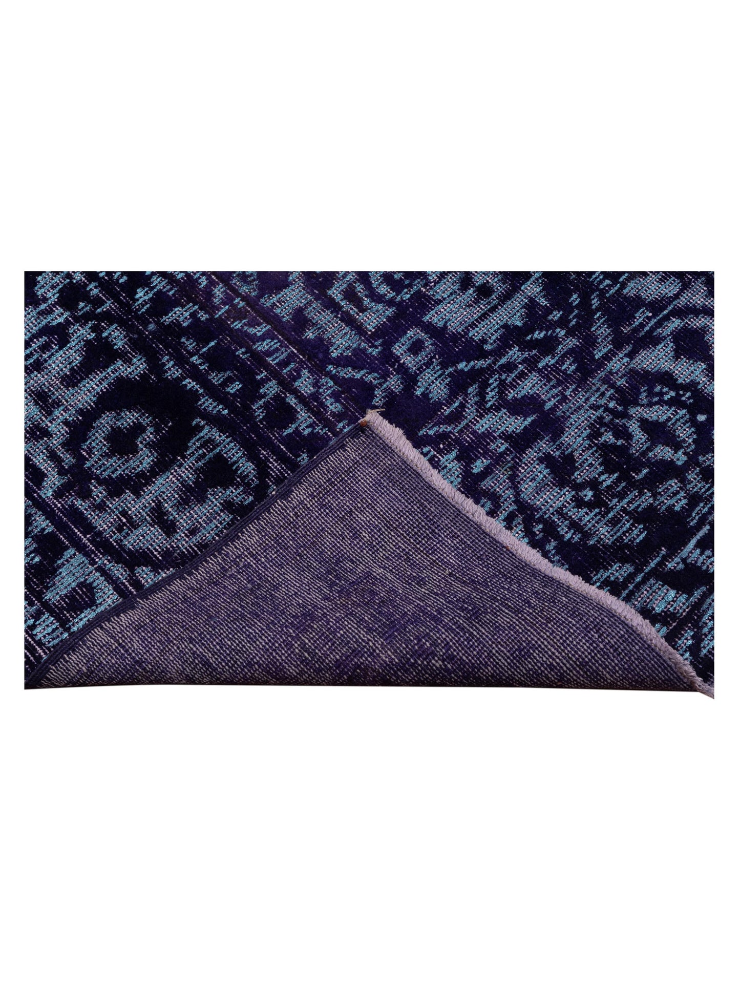 Vintage 118785 Purple 8.2x10.10 Hand Knotted Rug