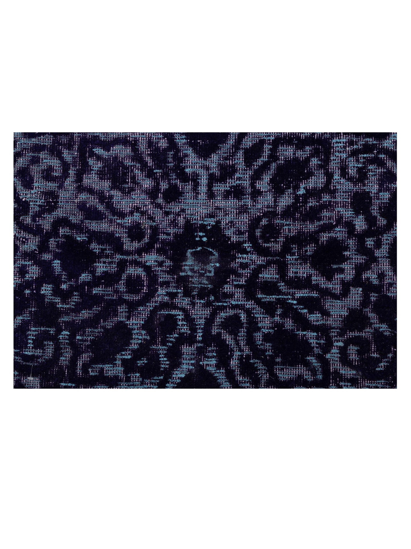 Vintage 118785 Purple 8.2x10.10 Hand Knotted Rug