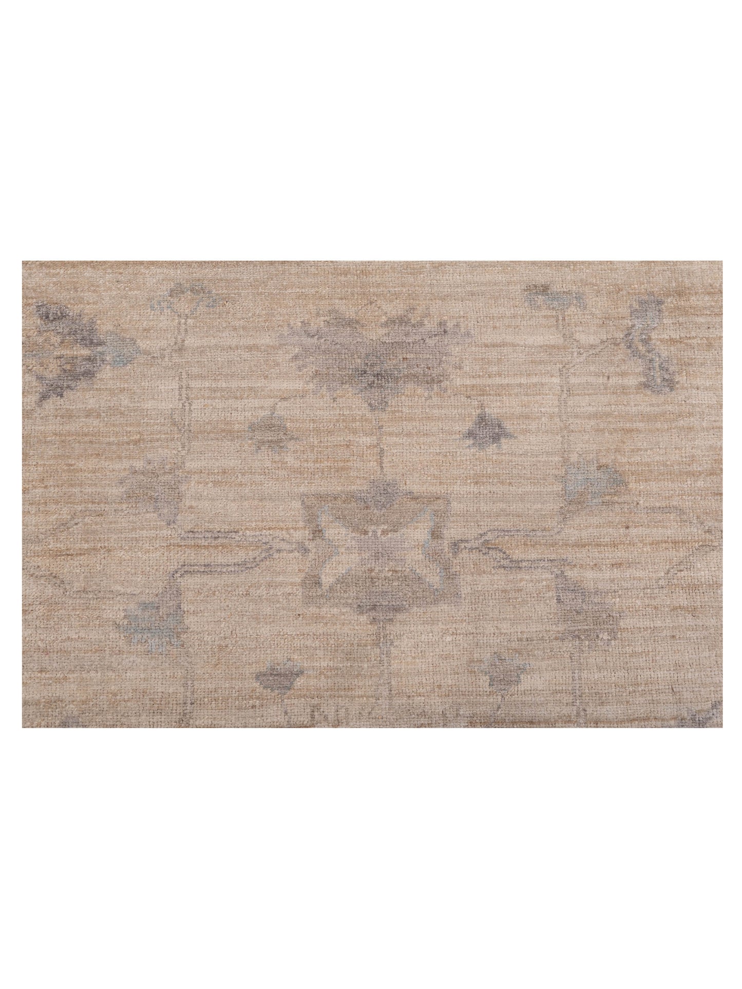 Angora Oushak 118832 Ivory Ivory 8.9x10.2 Hand Knotted Rug
