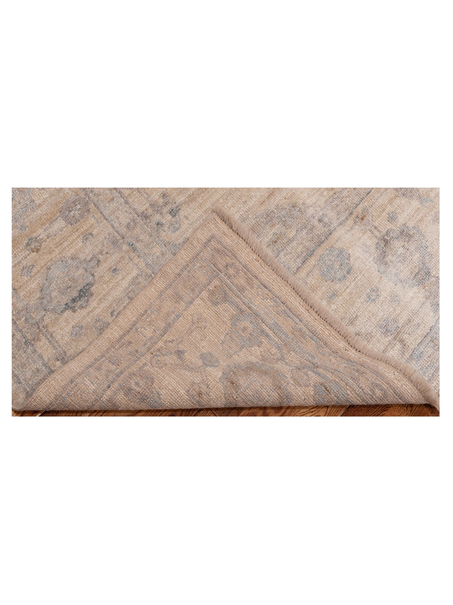 Angora Oushak 118832 Ivory Ivory 8.9x10.2 Hand Knotted Rug