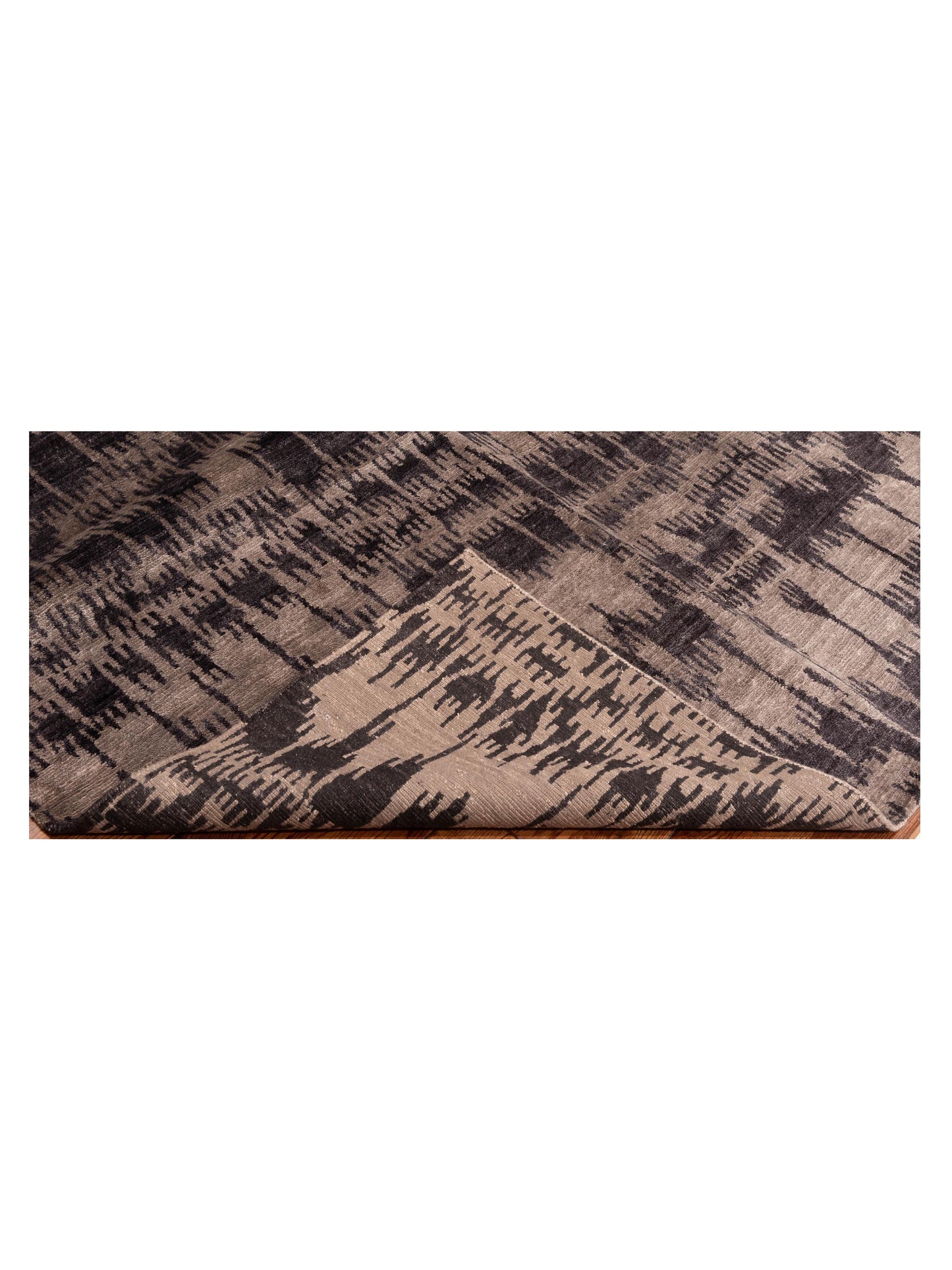 Tibetino 118870 Charcoal Gray 6.2x8.10 Hand Knotted Rug