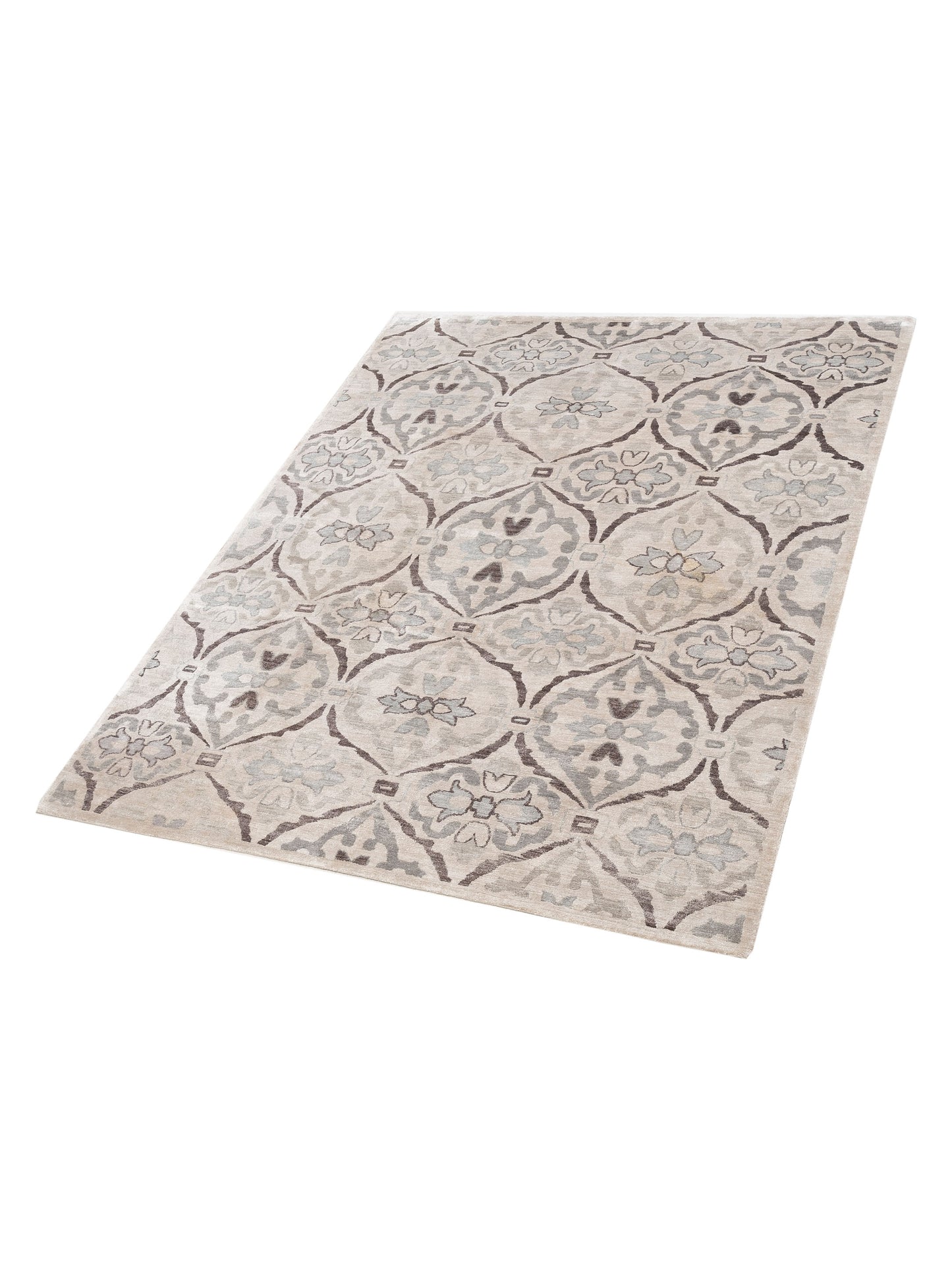 Tibetino 118888 Beige 7.9x9.10 Hand Knotted Rug