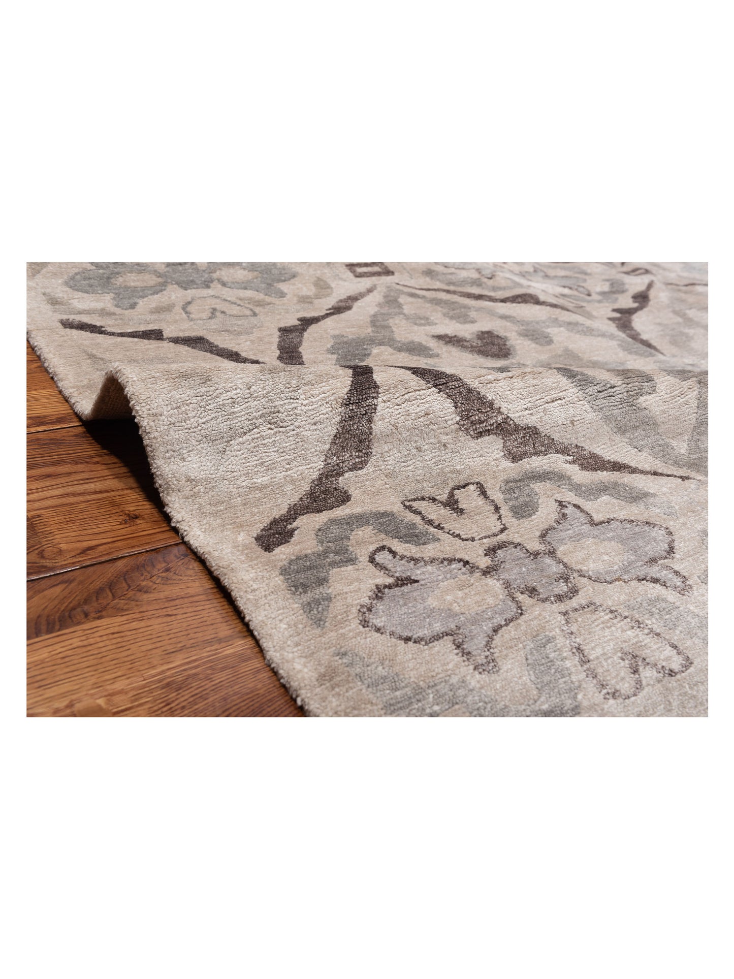 Tibetino 118888 Beige 7.9x9.10 Hand Knotted Rug