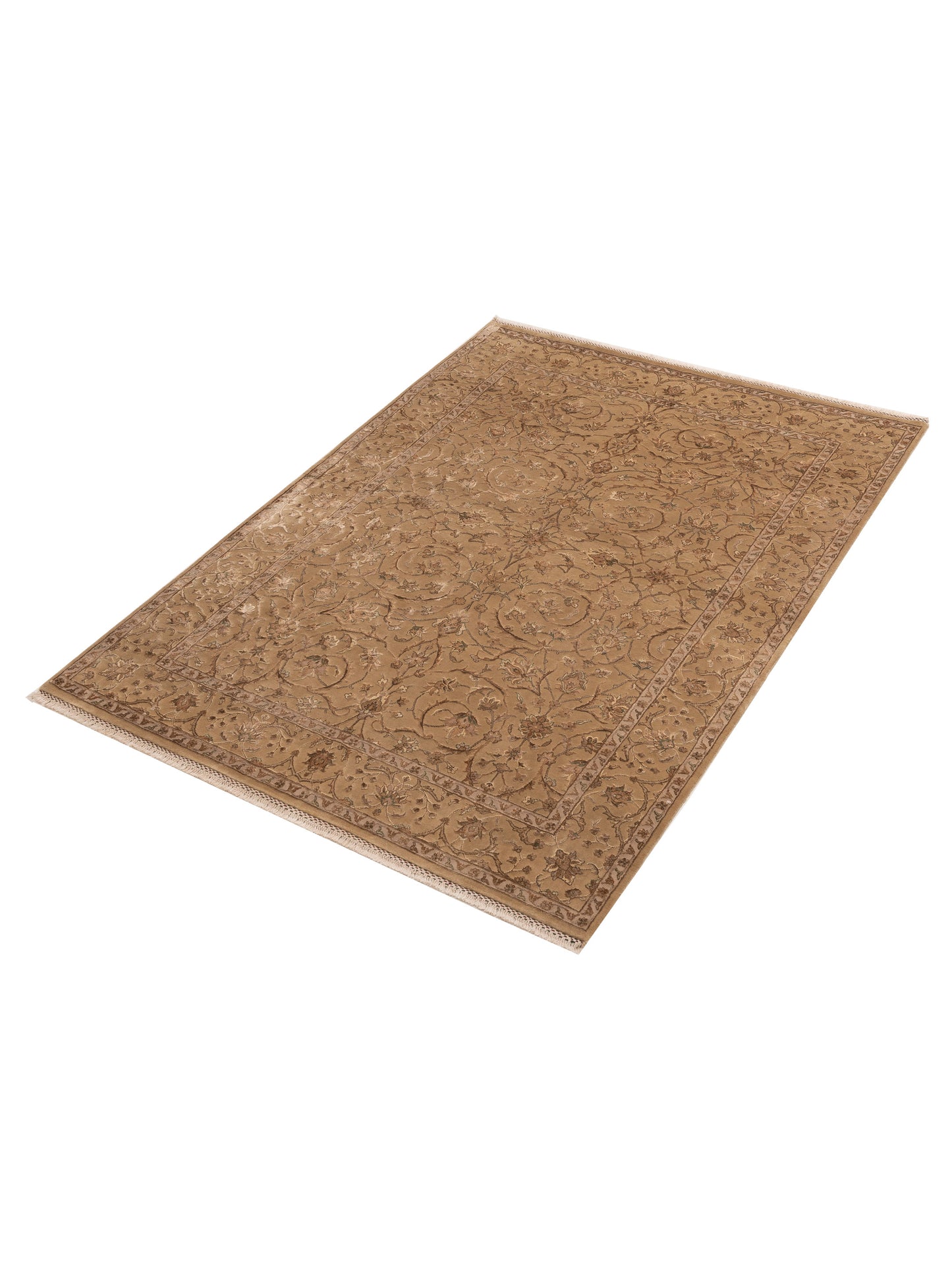 Imperial 118926 Gold Gold 5.8x7.11 Hand Knotted Rug