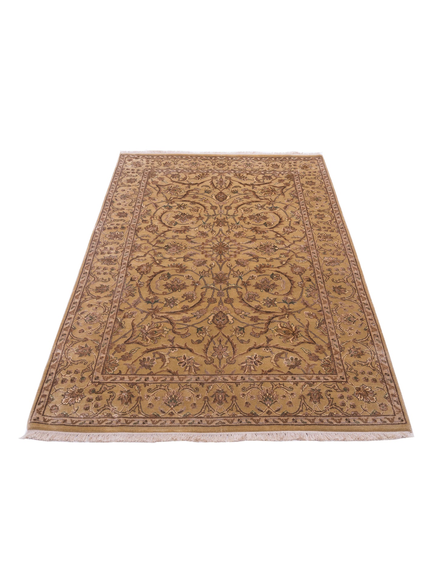 Imperial 118928 Gold Gold 4.1x6.2 Hand Knotted Rug