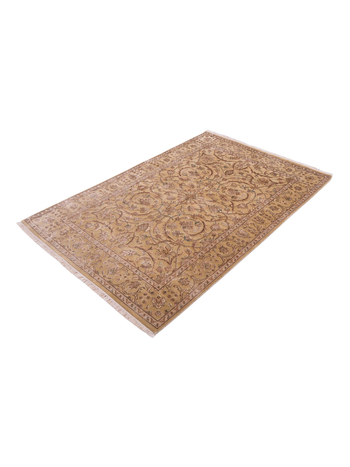 Imperial 118928 Gold Gold 4.1x6.2 Hand Knotted Rug