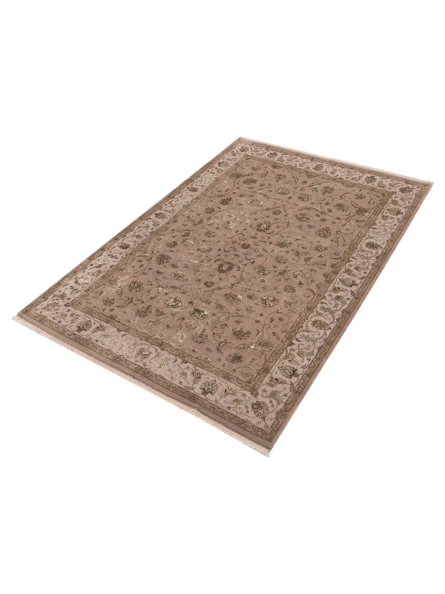Imperial 118932 Silver Cream 6.6x9.9 Hand Knotted Rug