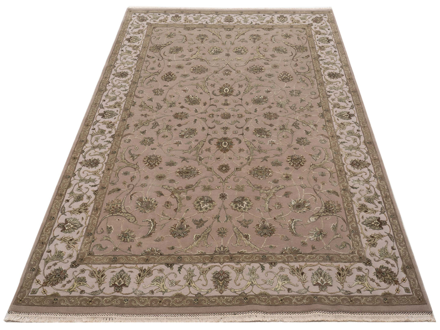Imperial 118932 Silver Cream 6.6x9.9 Hand Knotted Rug