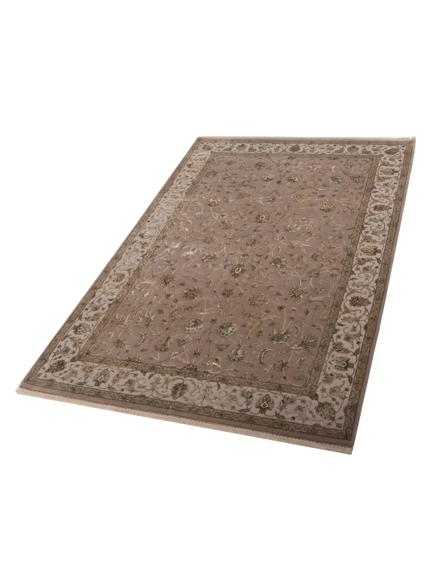 Imperial 118938 Light Brown Beige 6.6x9.8 Hand Knotted Rug