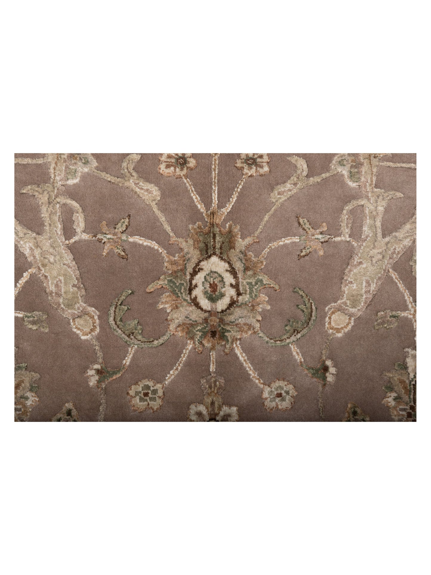 Imperial 118938 Light Brown Beige 6.6x9.8 Hand Knotted Rug