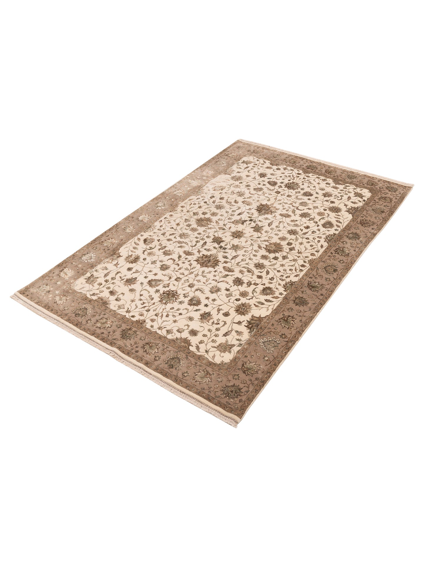 Imperial 118962 Ivory Beige 6.6x10.6 Hand Knotted Rug