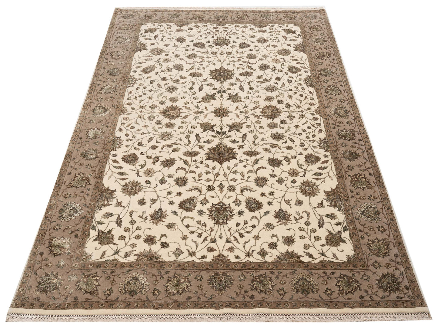 Imperial 118962 Ivory Beige 6.6x10.6 Hand Knotted Rug