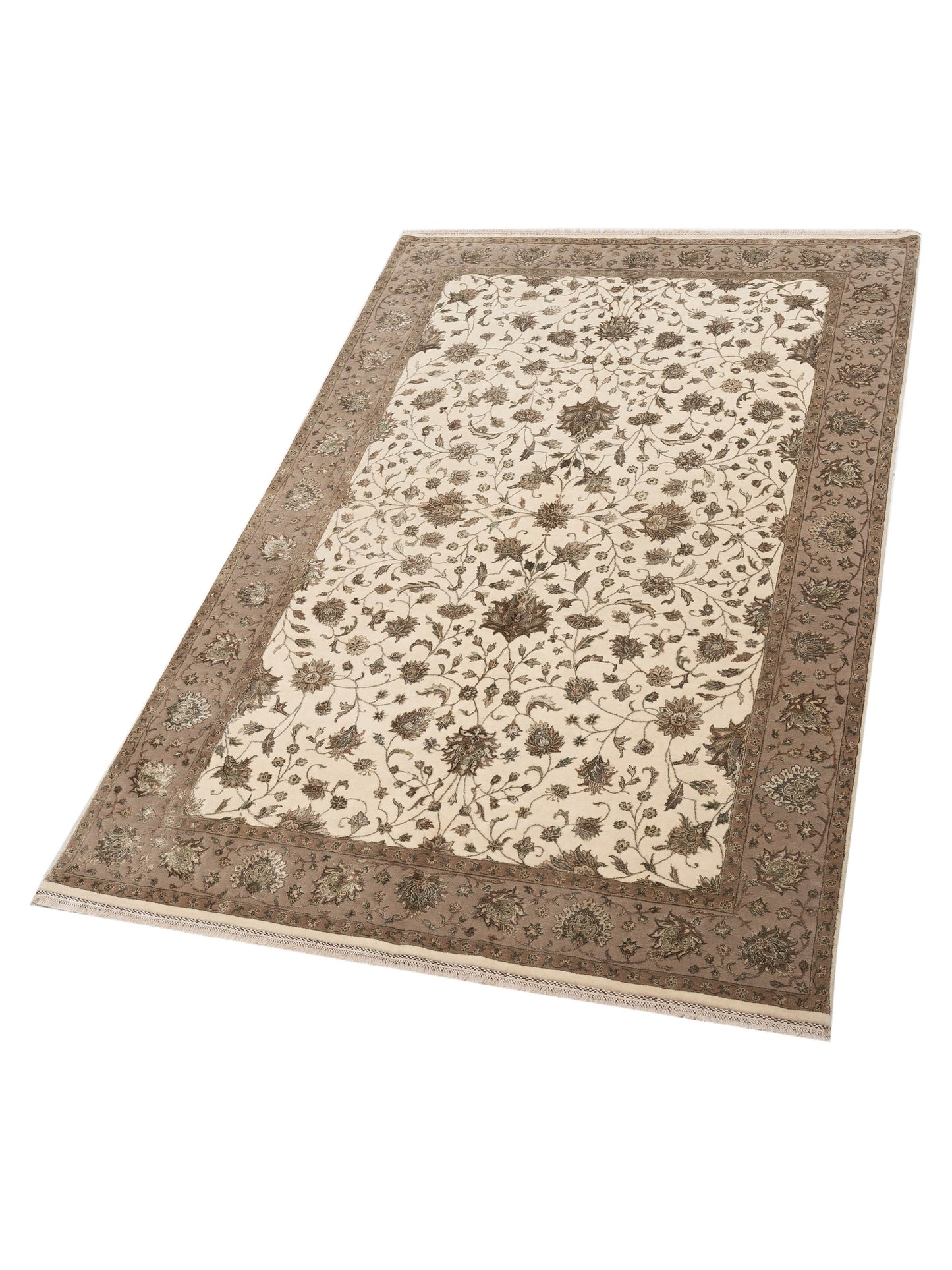 Imperial 118962 Ivory Beige 6.6x10.6 Hand Knotted Rug