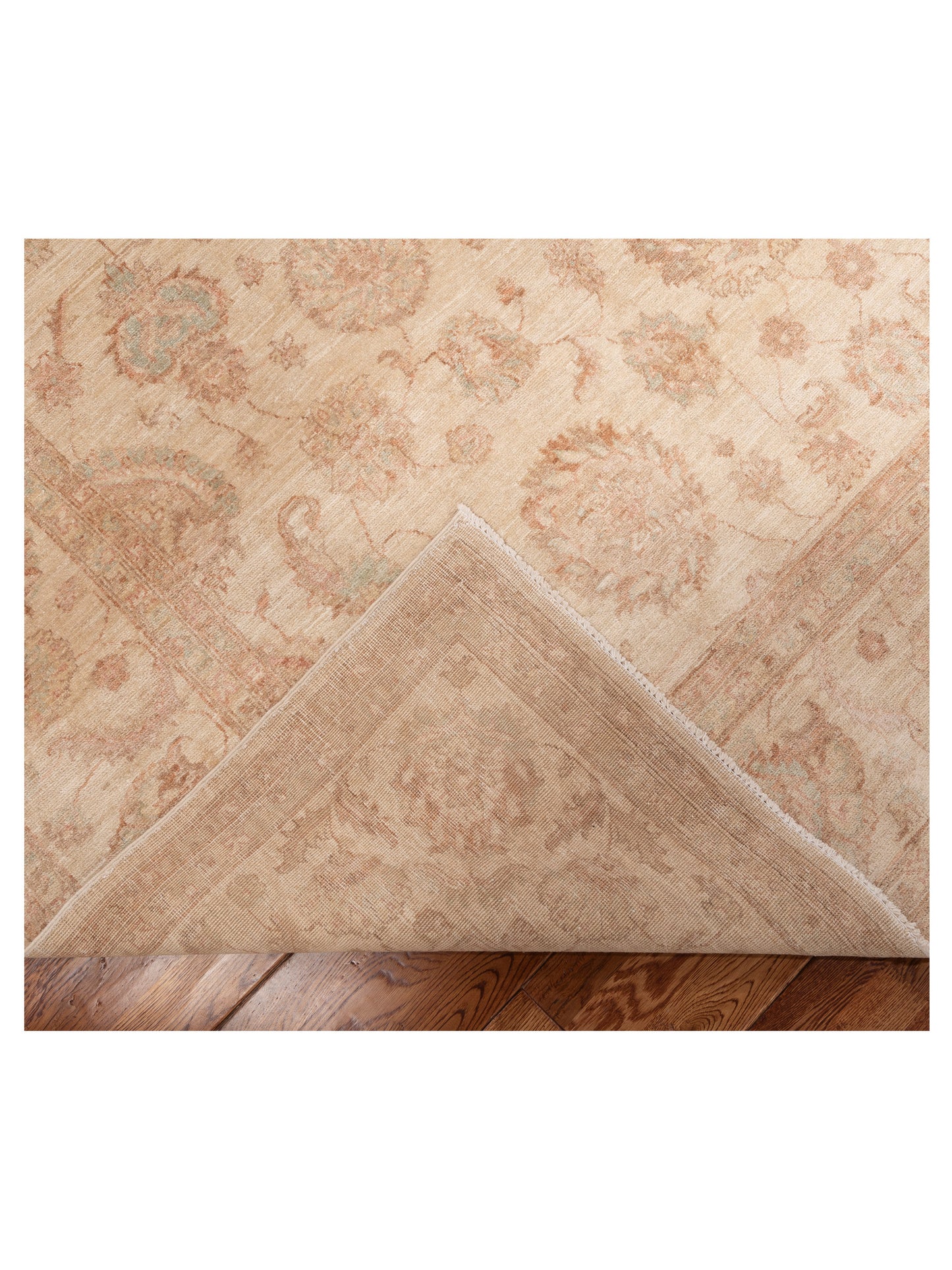 Sultan 118996 Ivory Ivory 8.1x9.10 Hand Knotted Rug