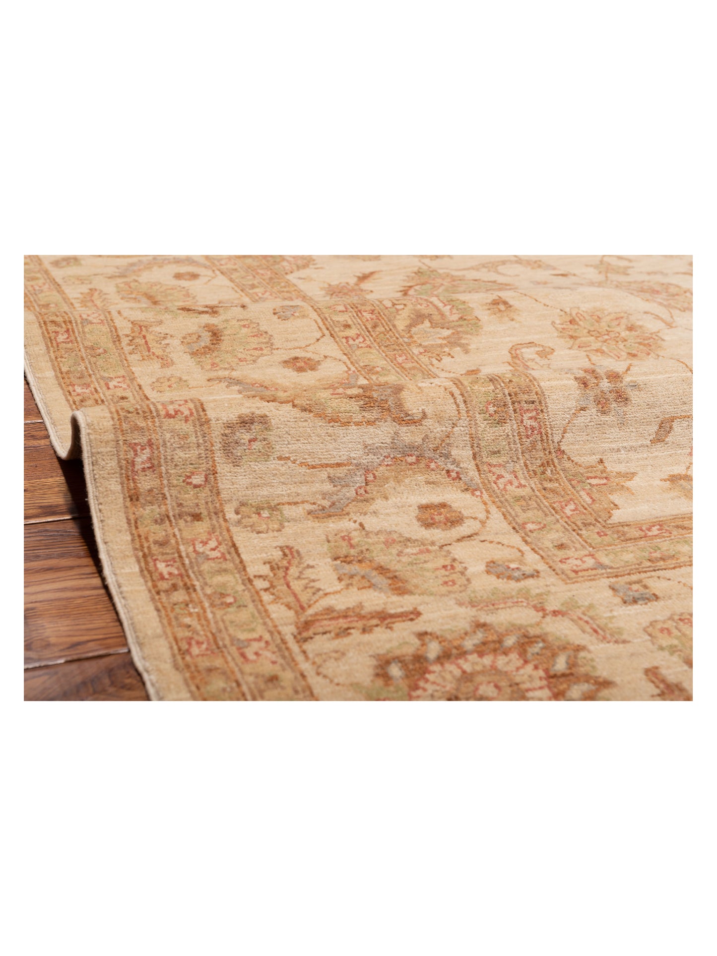 Sultan 118996 Ivory Ivory 8.1x9.10 Hand Knotted Rug