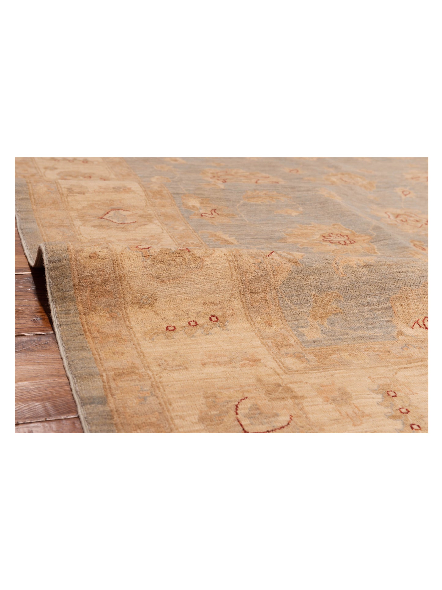 Sultan 119010 Blue Ivory 6x8.4 Hand Knotted Rug