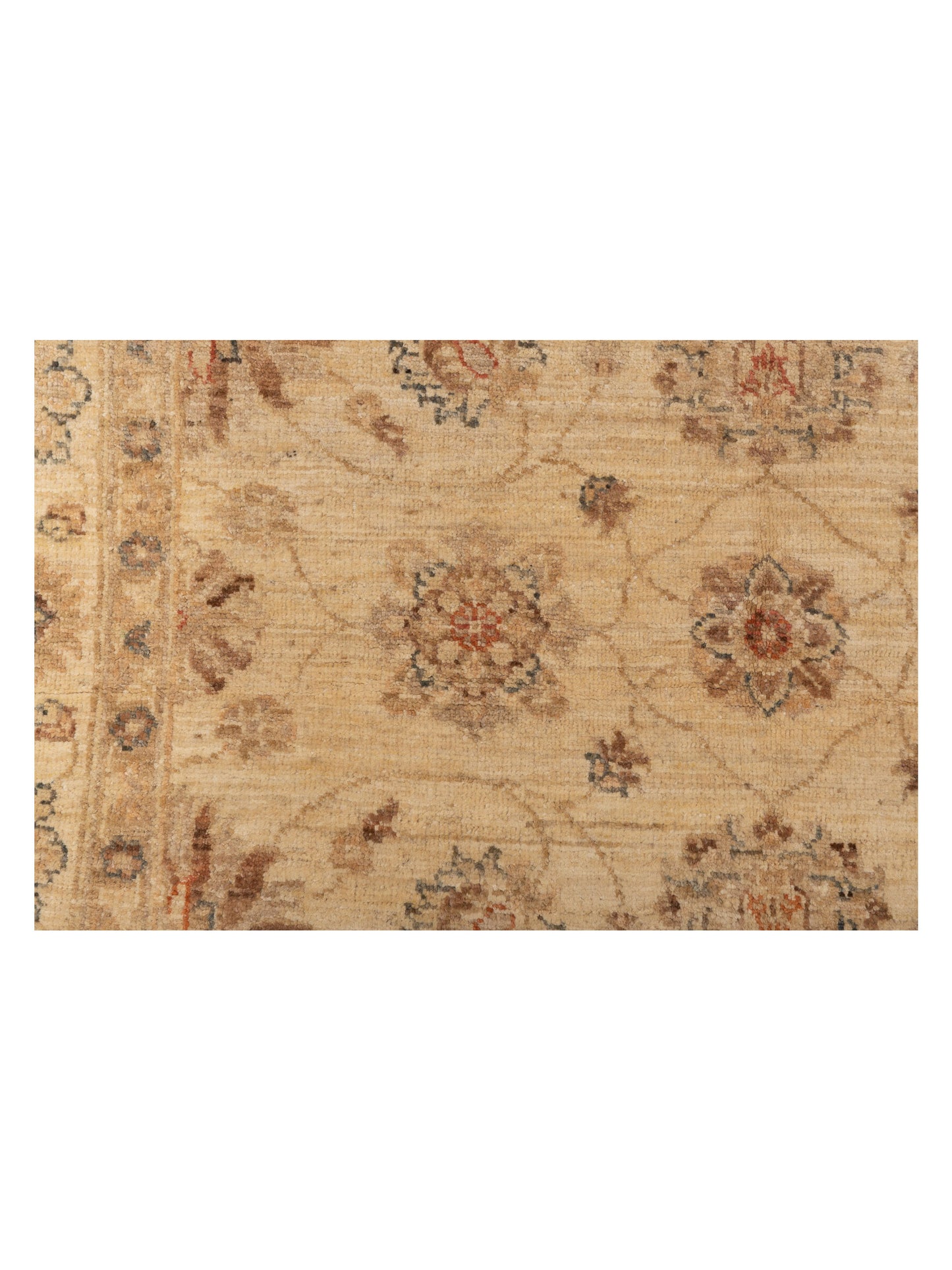 Sultan 119013 Ivory Ivory 4.1x5.11 Hand Knotted Rug