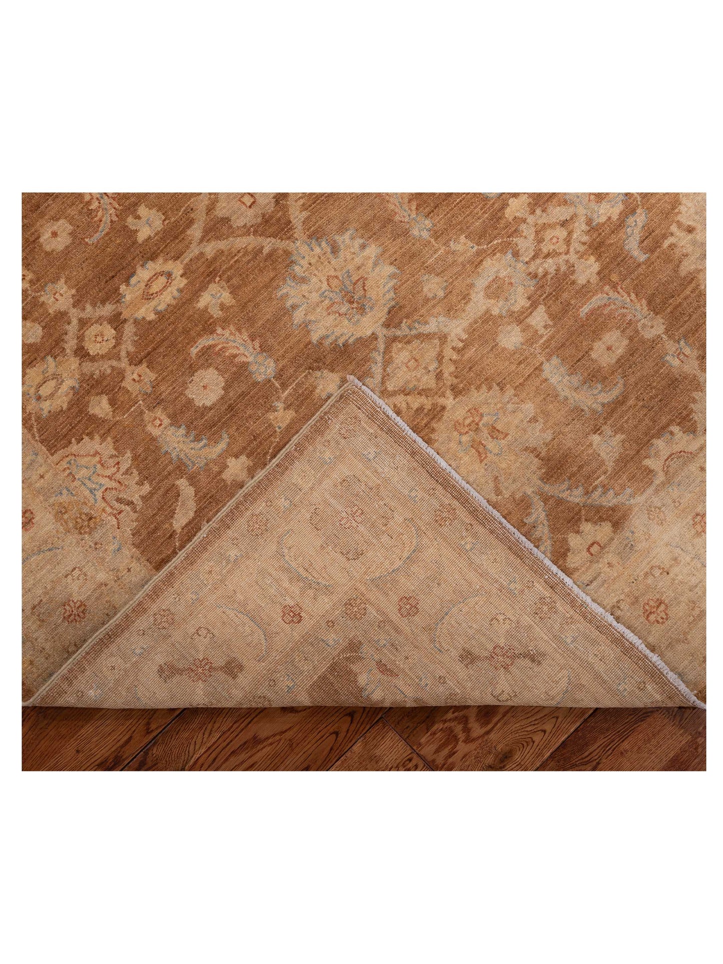 Sultan 119016 Brown Beige 4.11x6.6 Hand Knotted Rug
