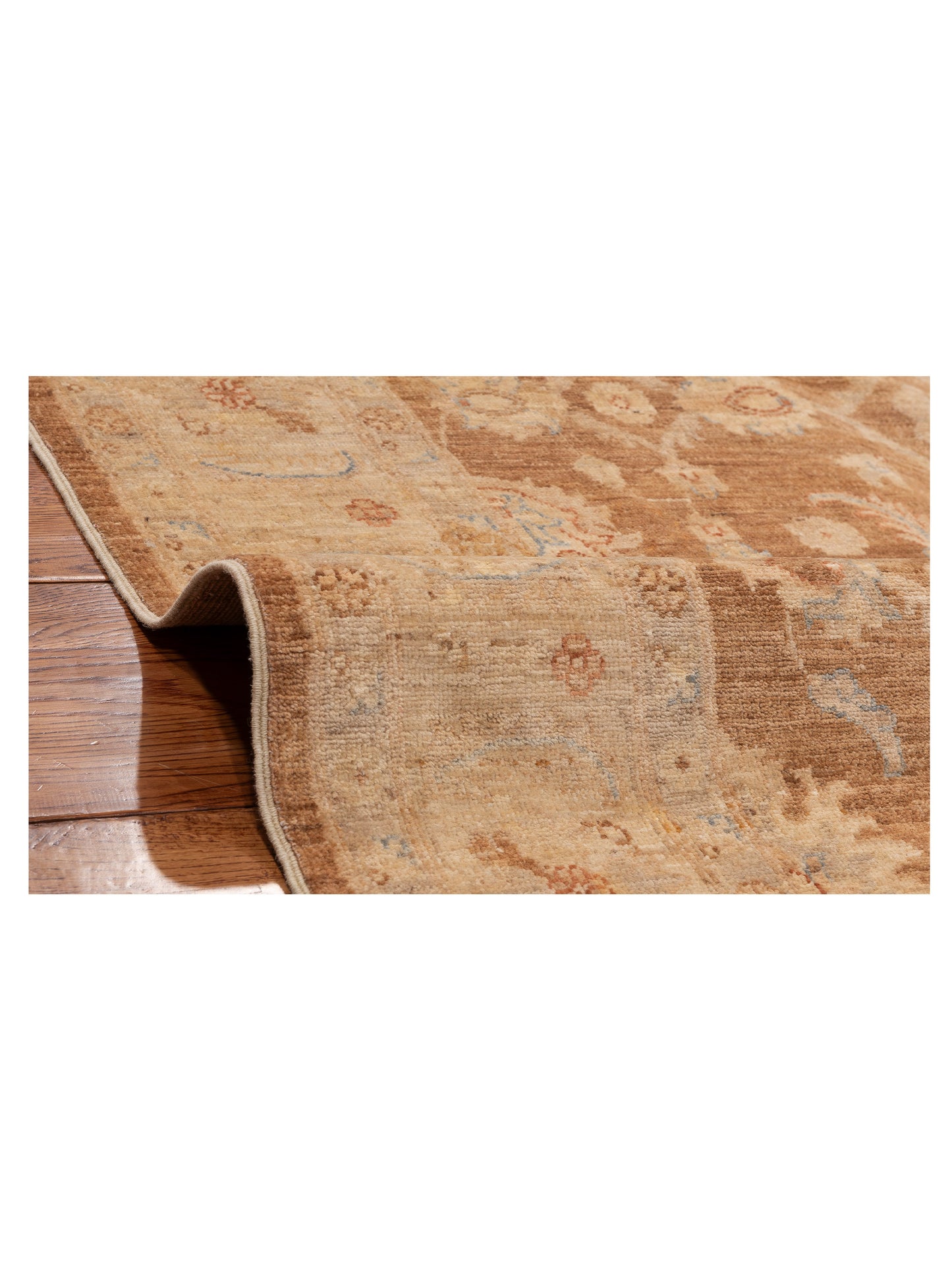 Sultan 119016 Brown Beige 4.11x6.6 Hand Knotted Rug